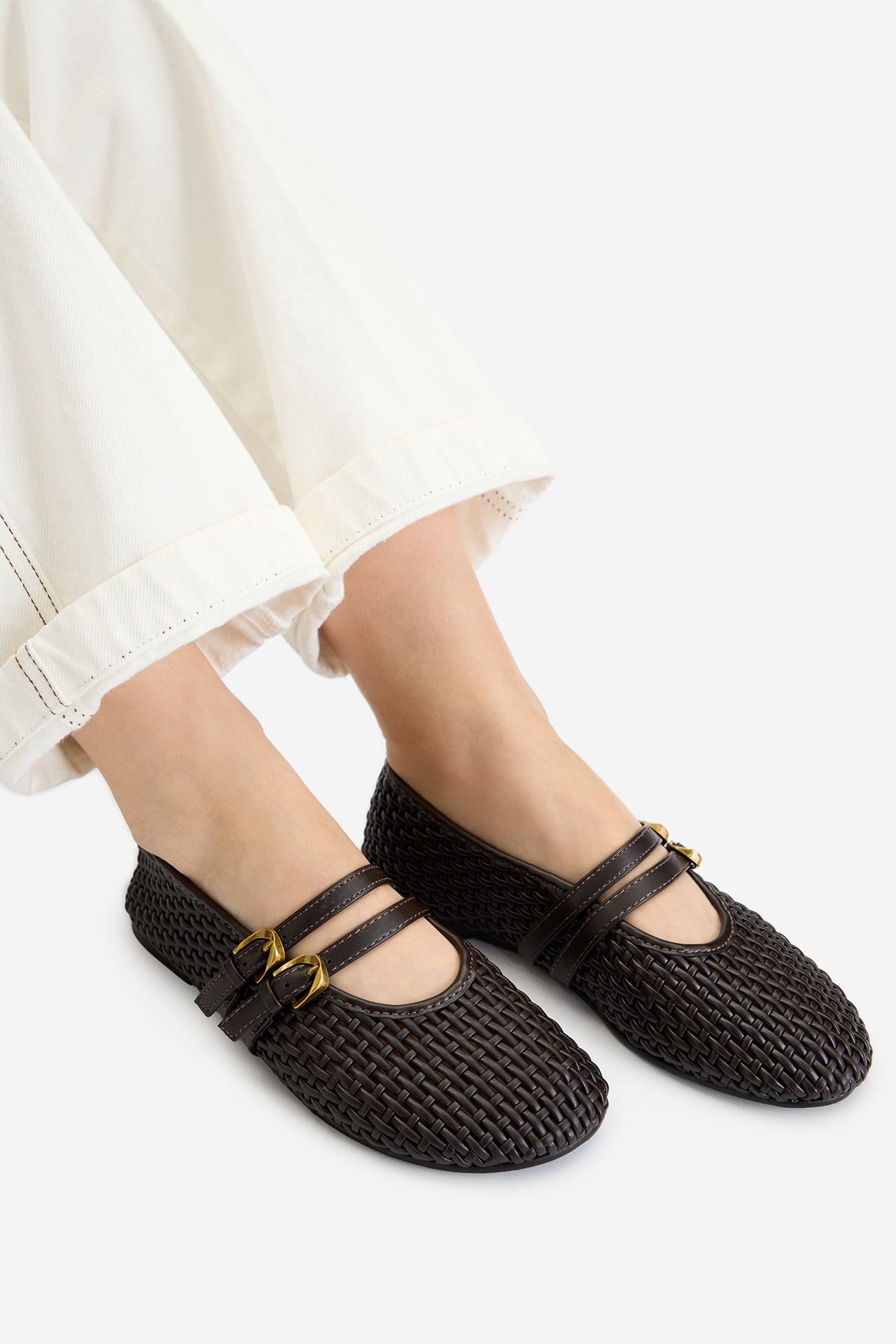 Baleríny Tmavě hnědá