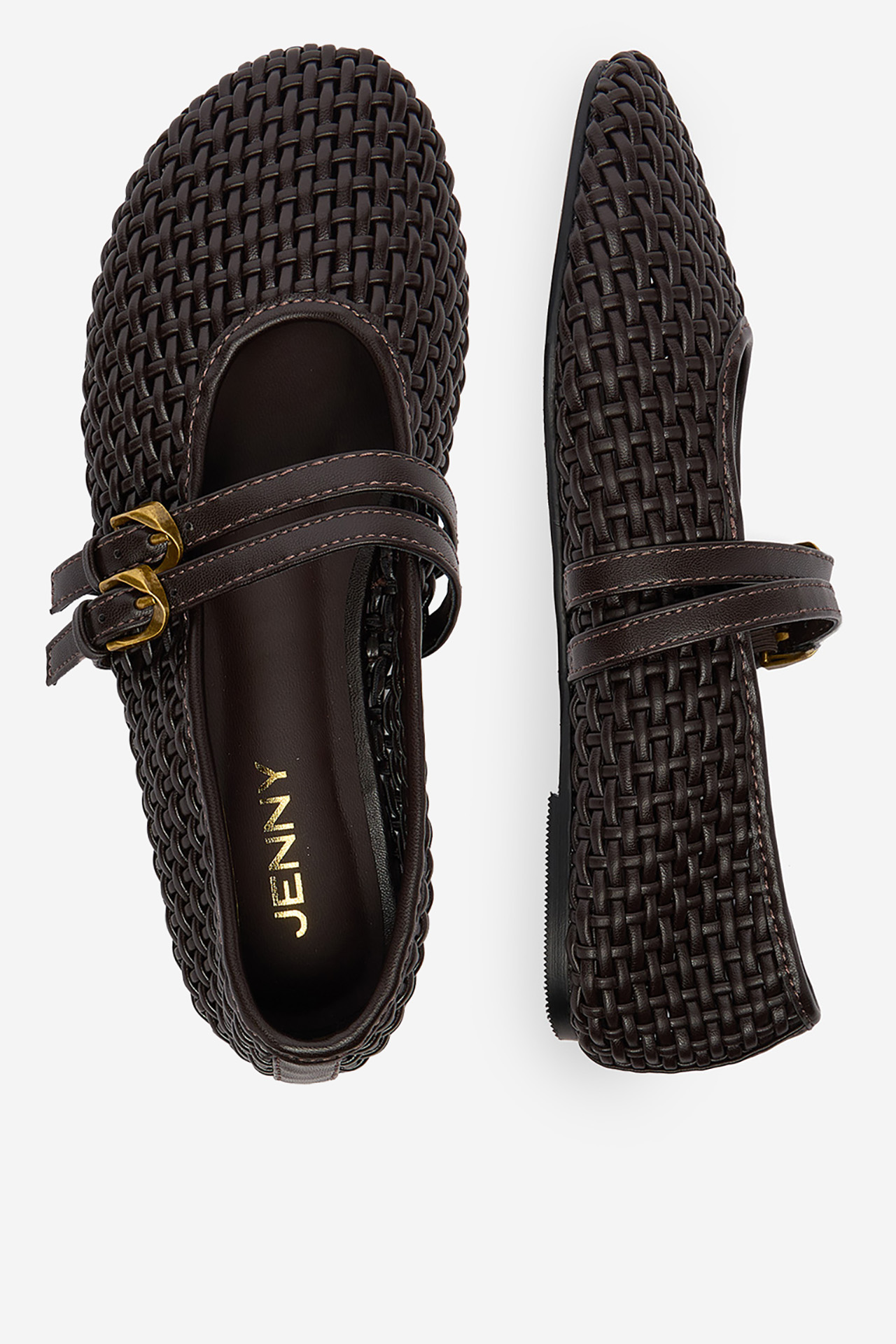 Baleríny Tmavě hnědá