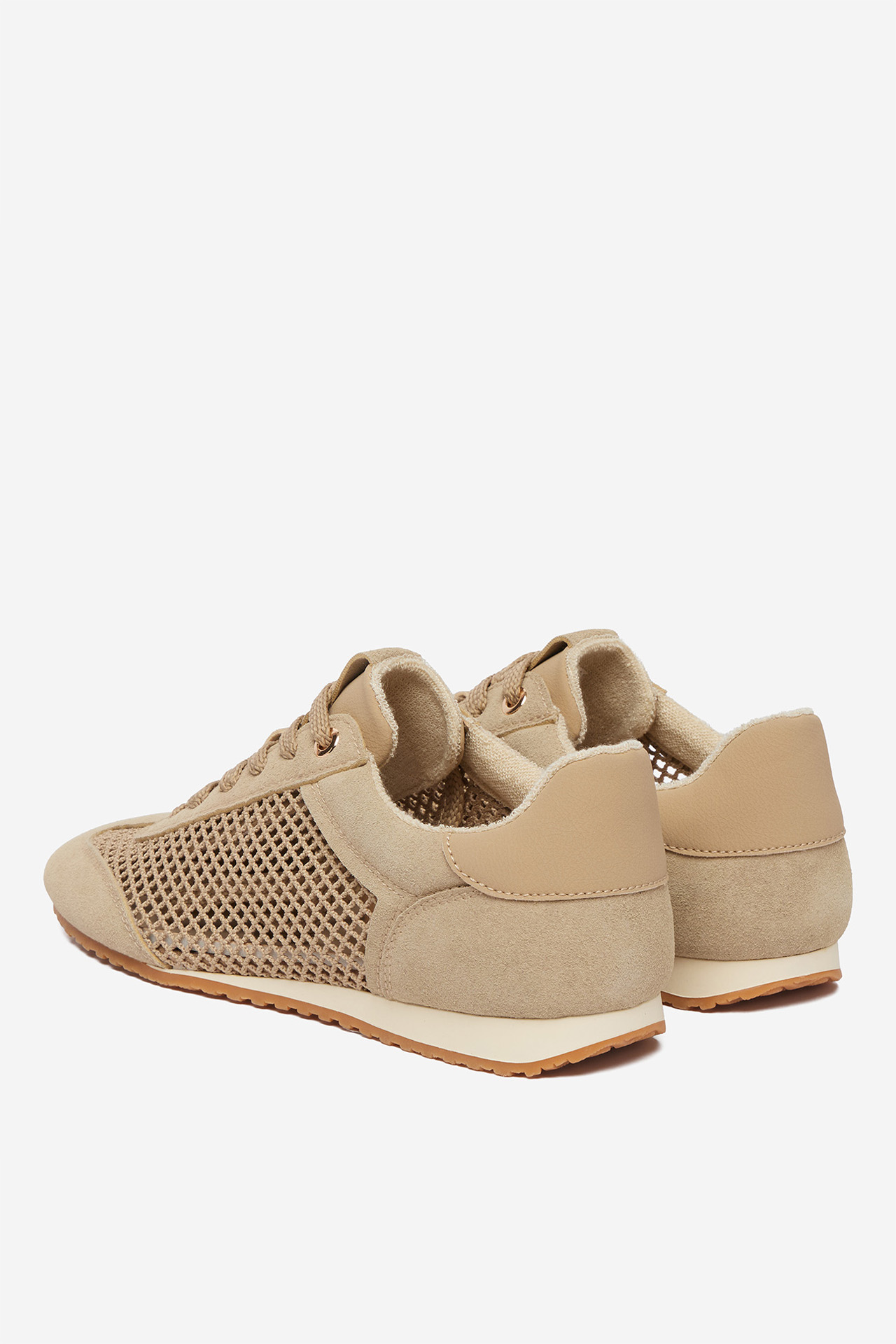 Sneakersy Tmavě béžová