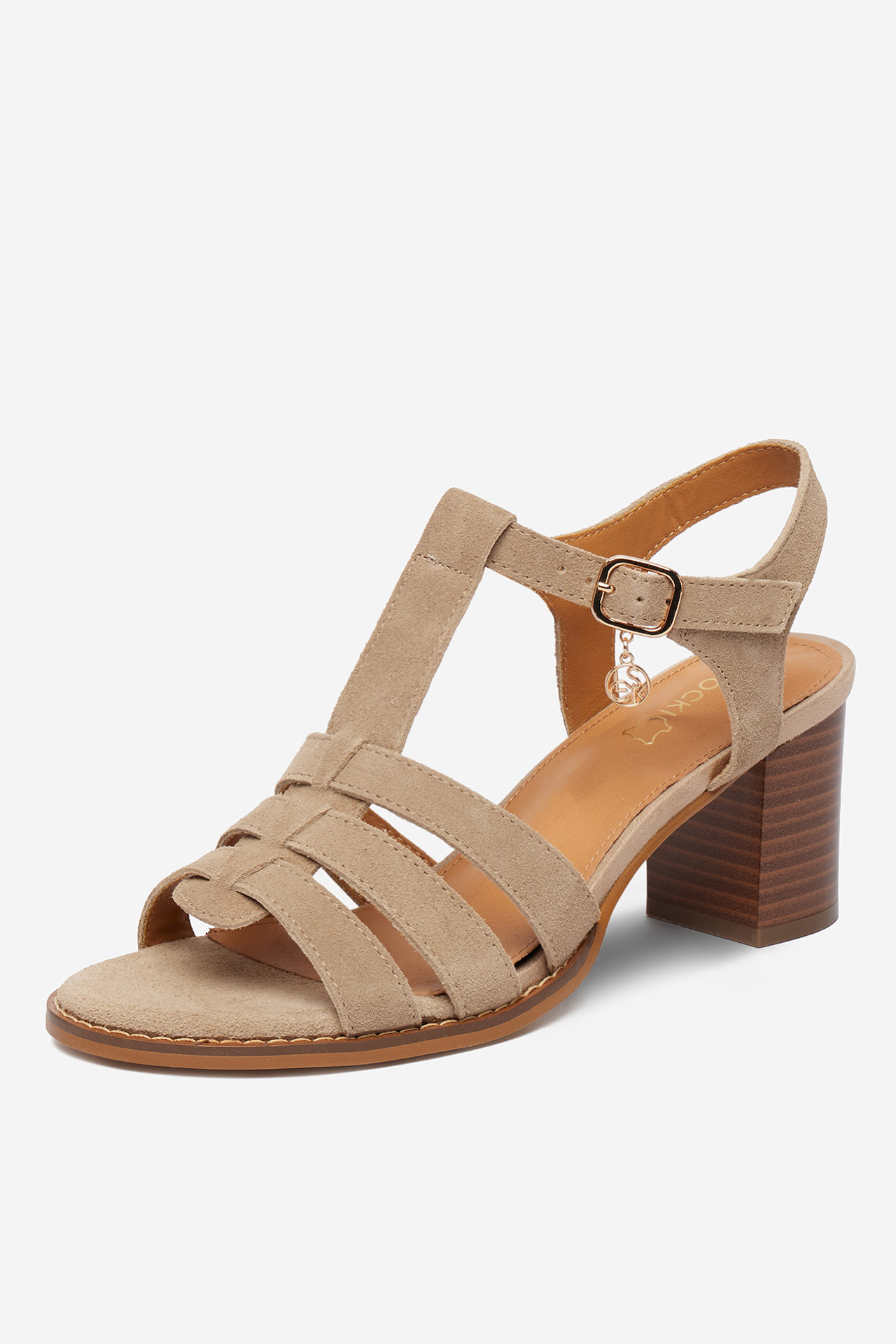 Sandály Tmavě béžová