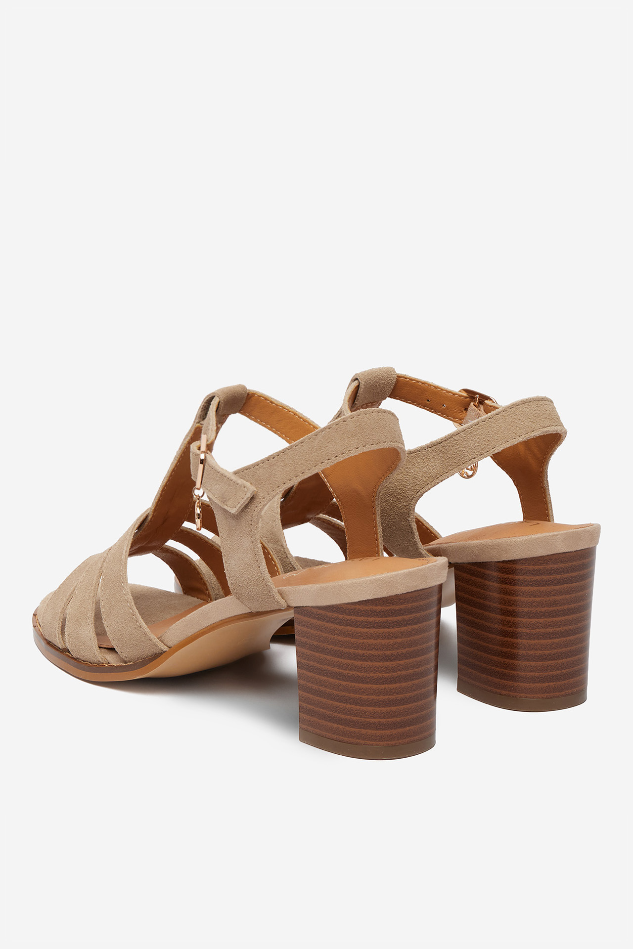 Sandály Tmavě béžová