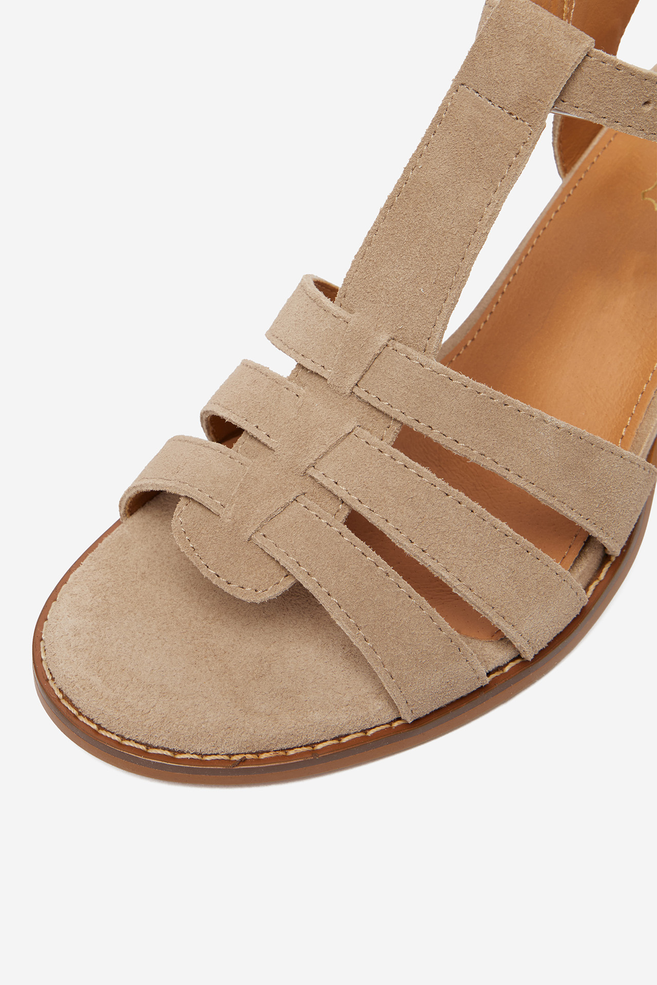 Sandály Tmavě béžová