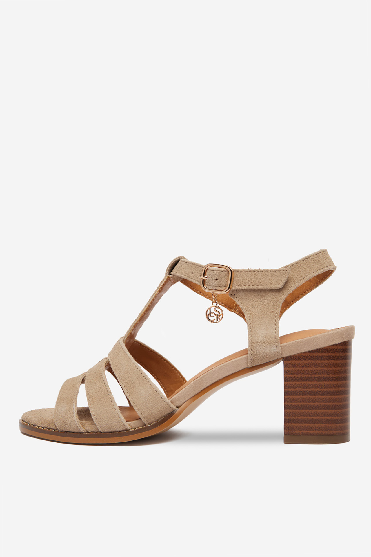 Sandály Tmavě béžová