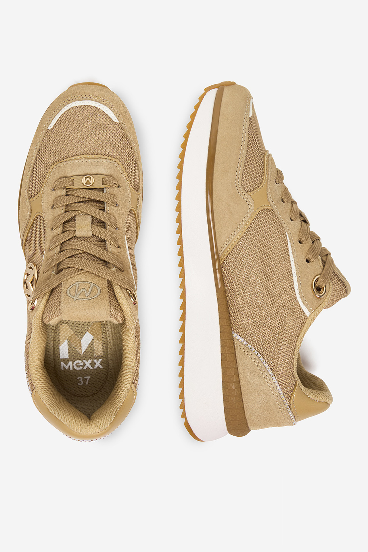 Sneakersy Tmavě béžová