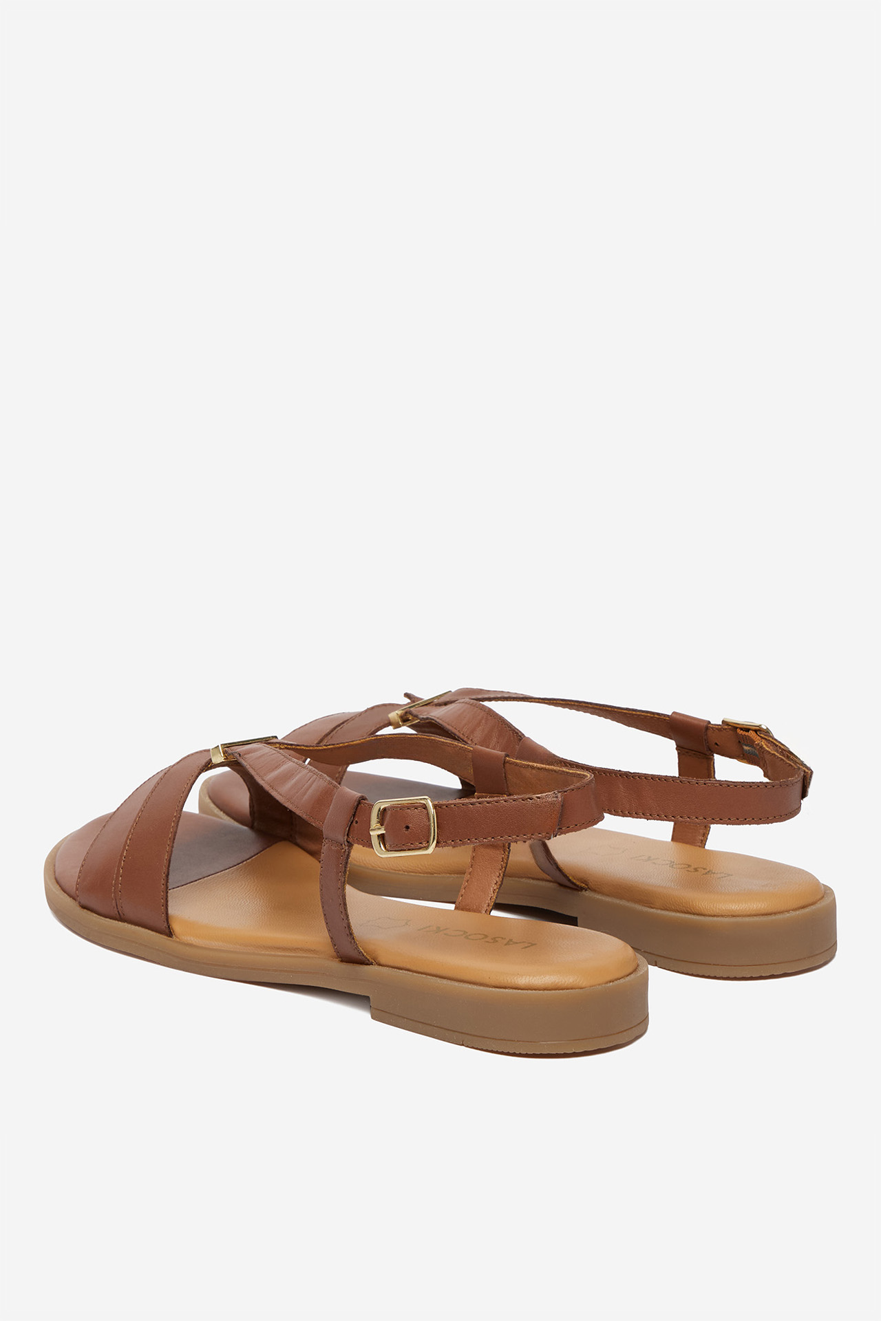 Sandály Hnědá