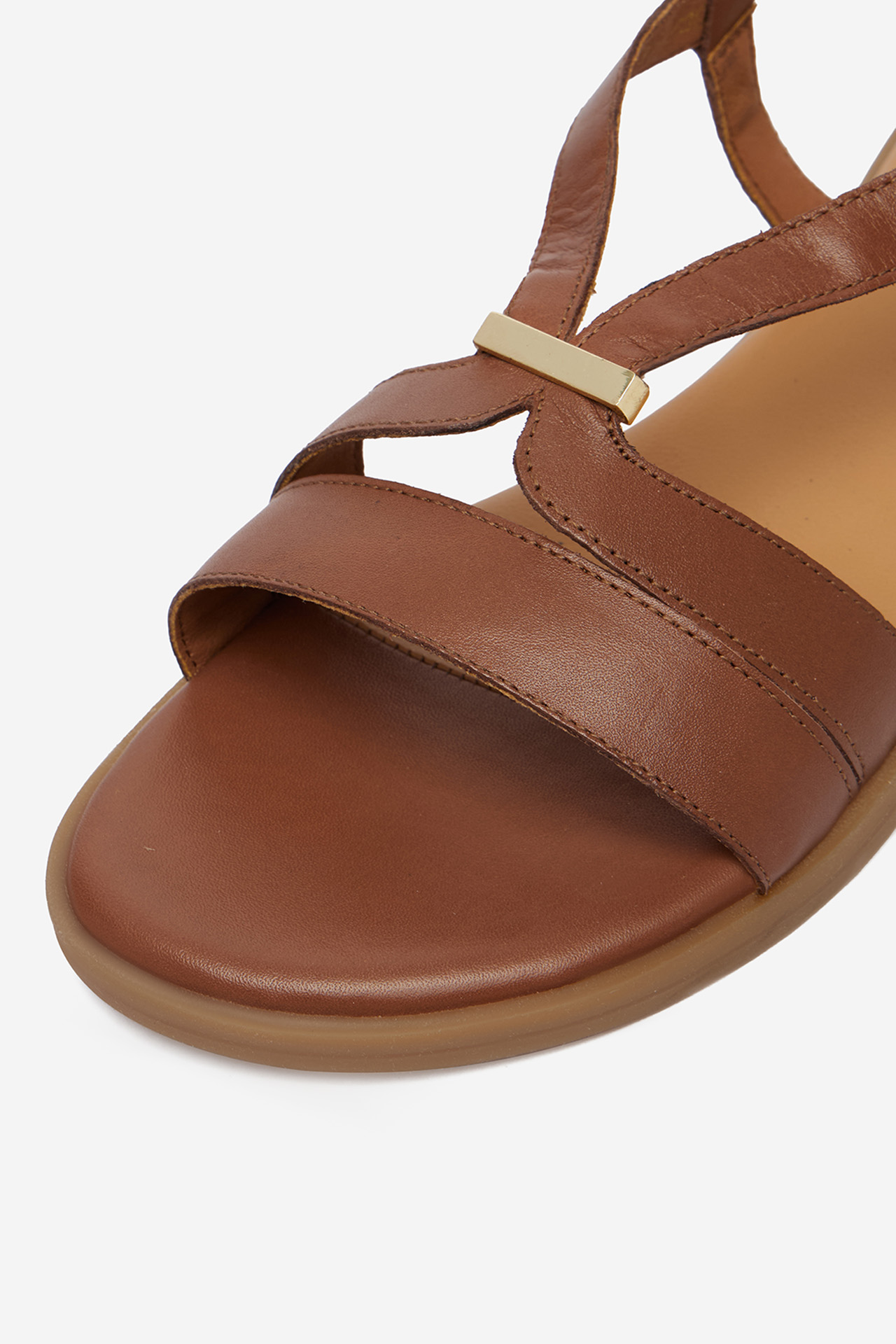 Sandály Hnědá