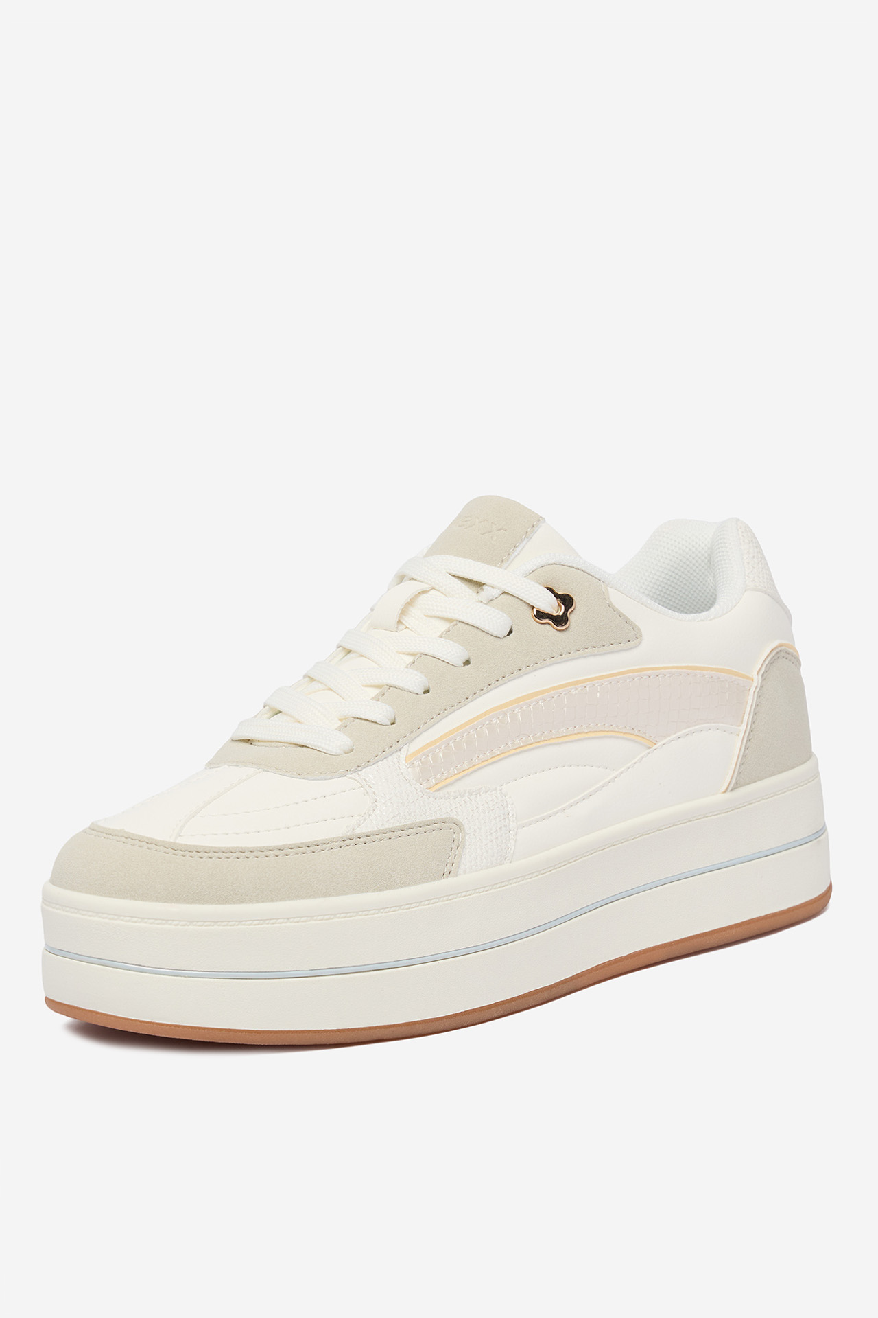 Sneakersy Krémová