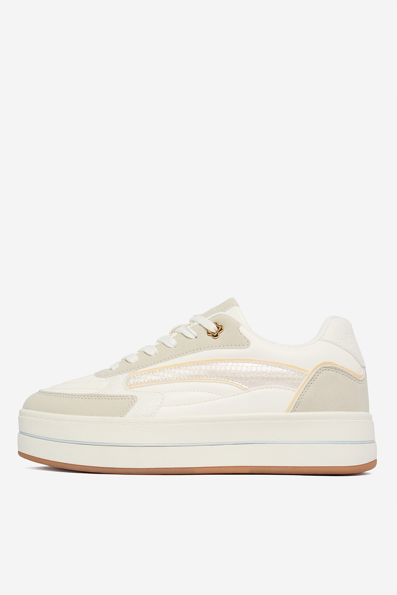 Sneakersy Krémová