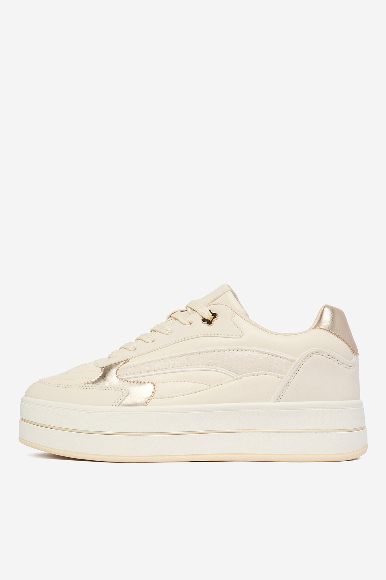 Sneakersy Krémová
