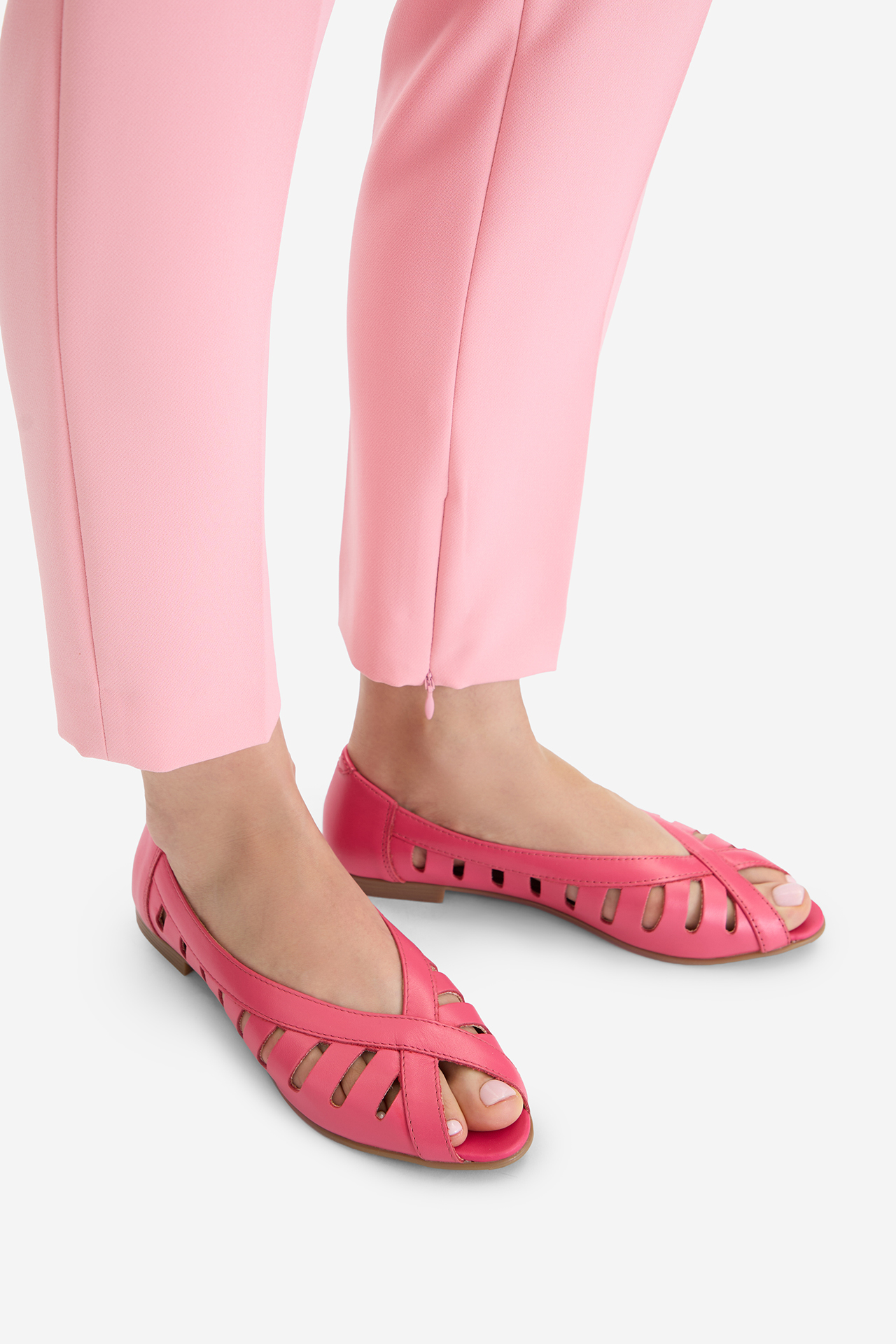 Baleríny Tmavě růžová