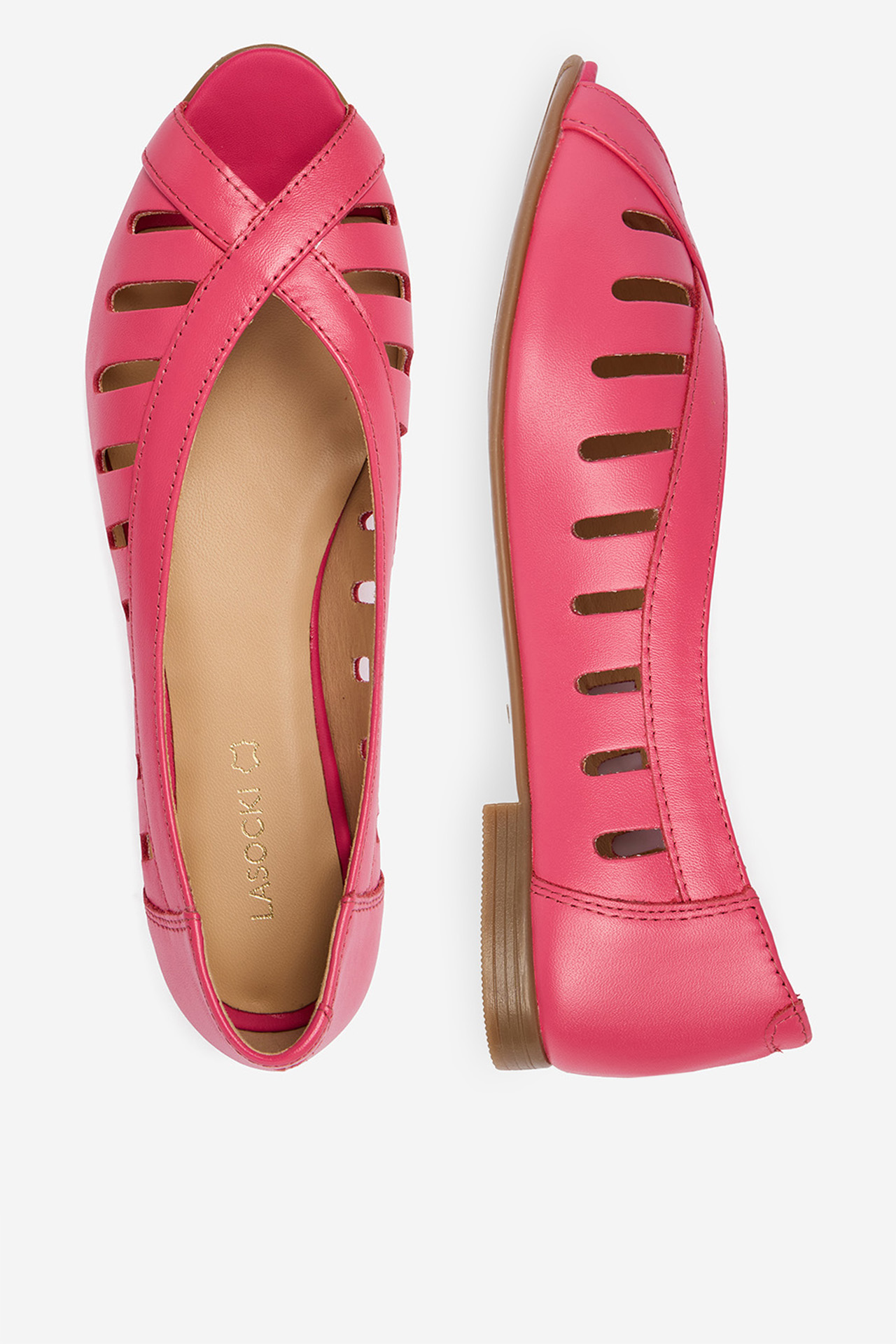 Baleríny Tmavě růžová