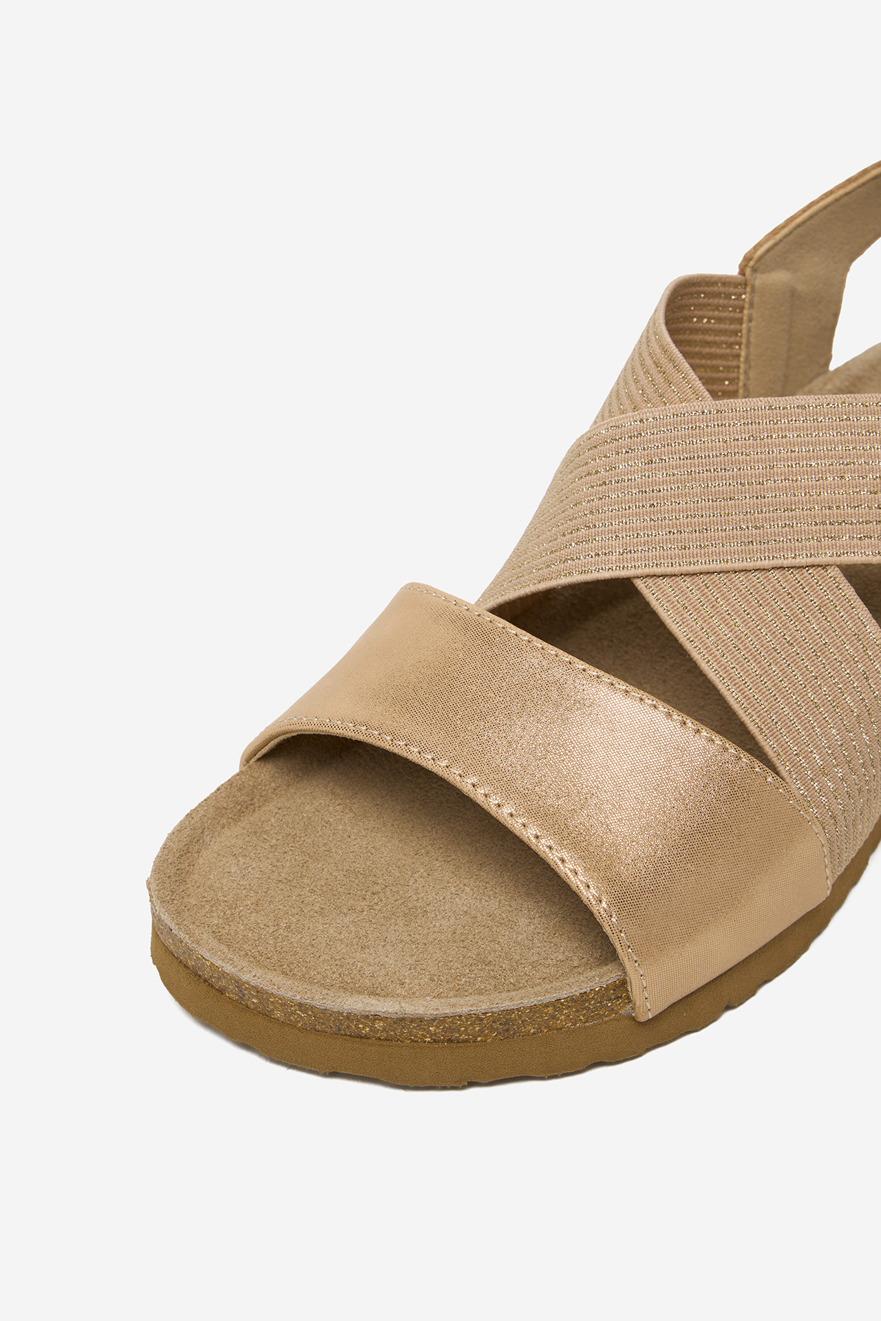 Sandály Zlatá
