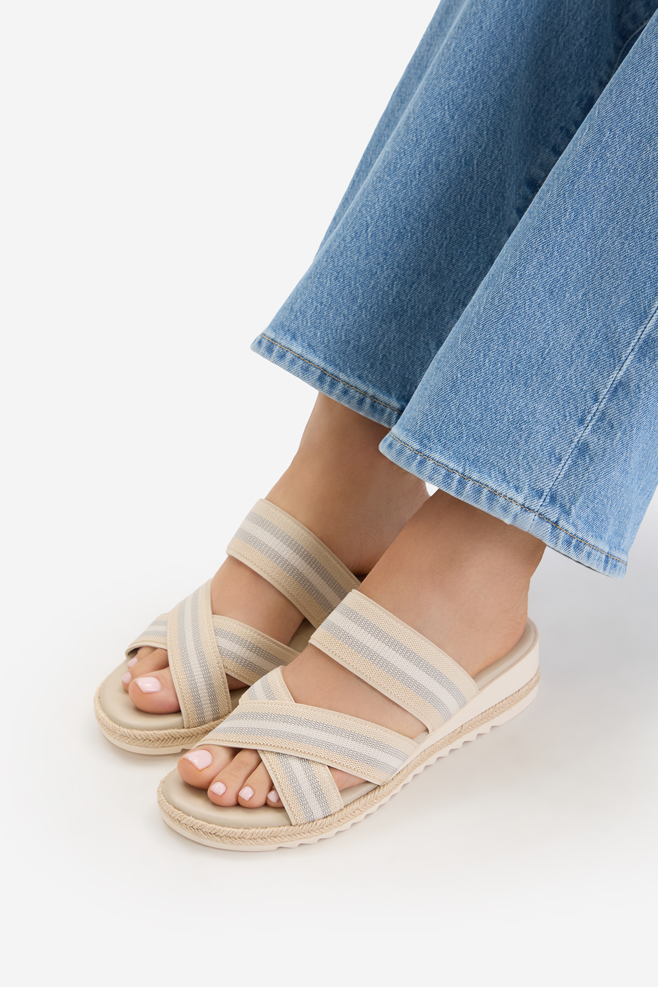 Nazouváky Světle béžová