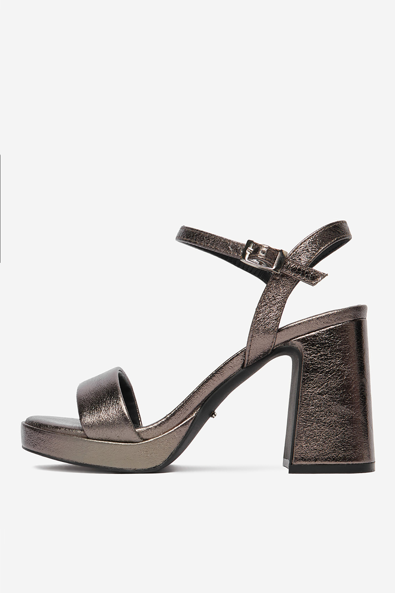 Sandály Stříbrný temný