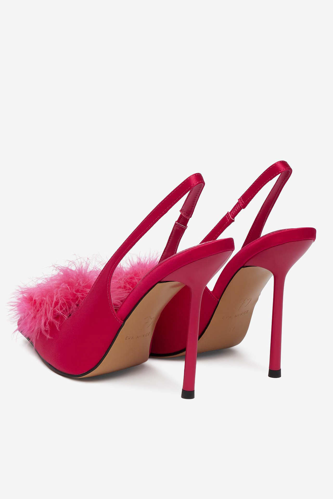 Lodičky na podpatku Tmavě růžová