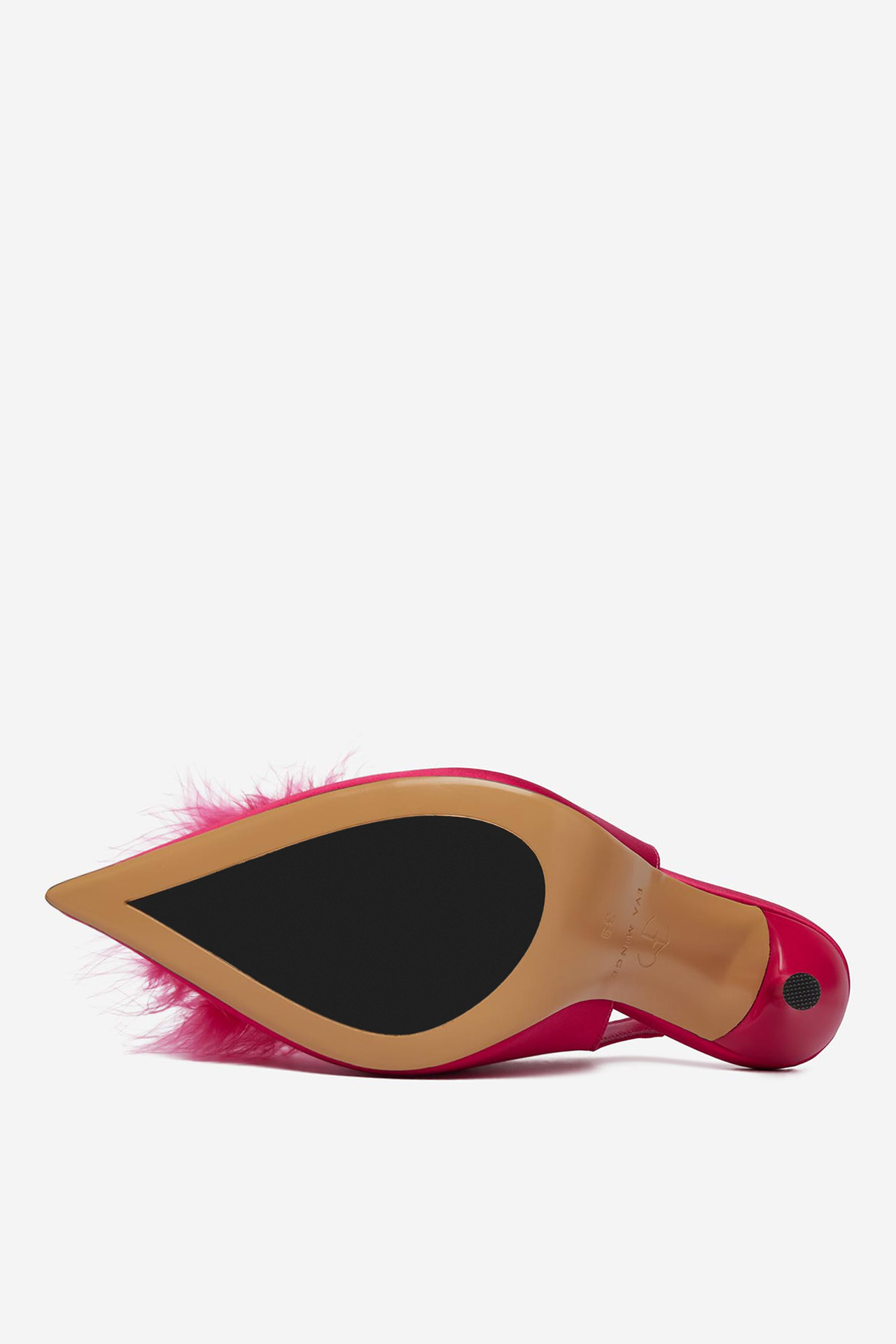 Lodičky na podpatku Tmavě růžová