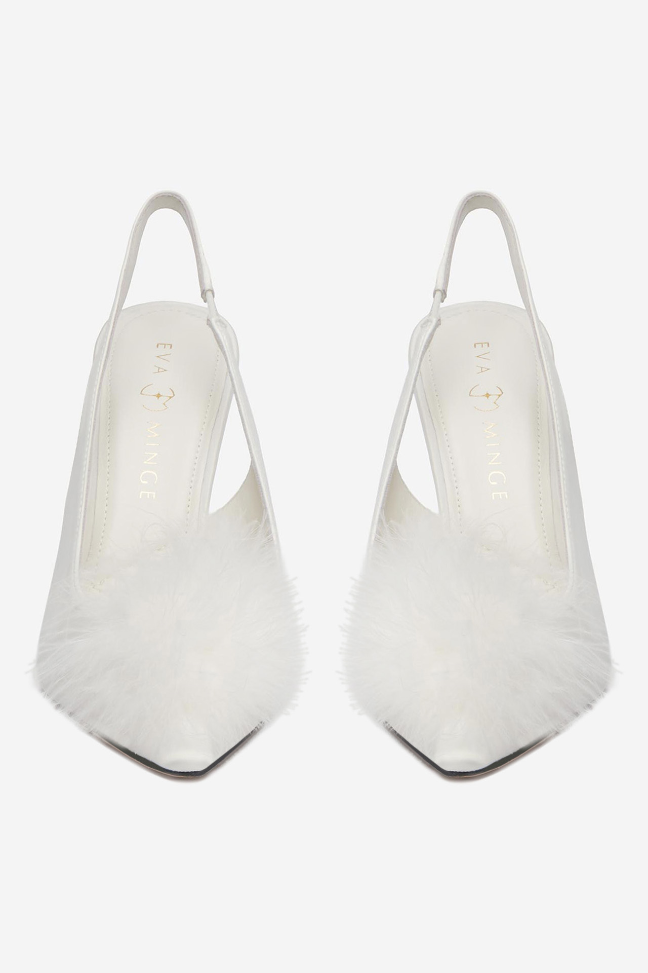 Lodičky na podpatku Bílá
