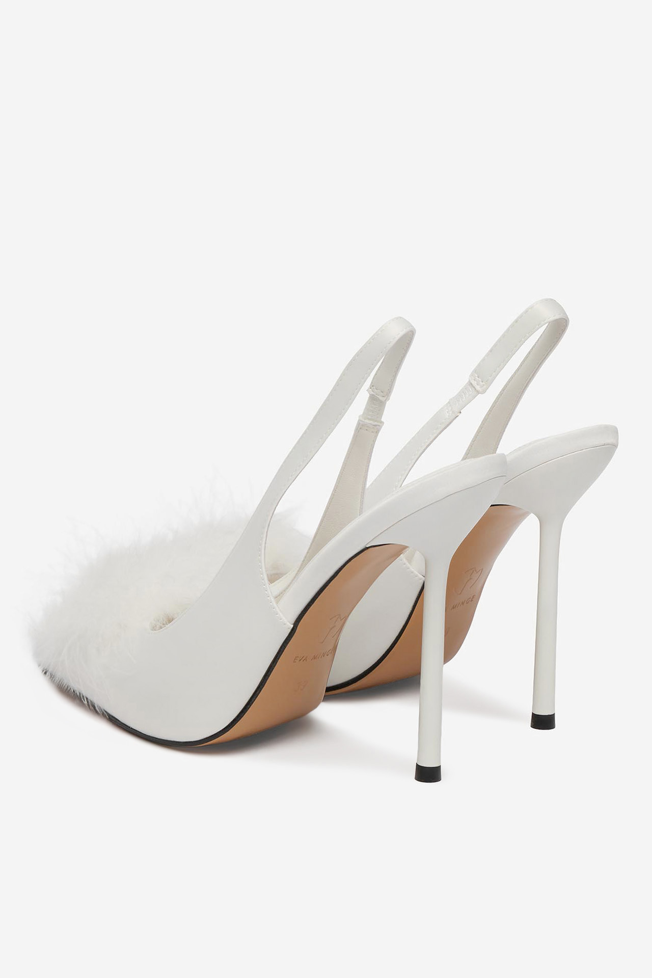 Lodičky na podpatku Bílá