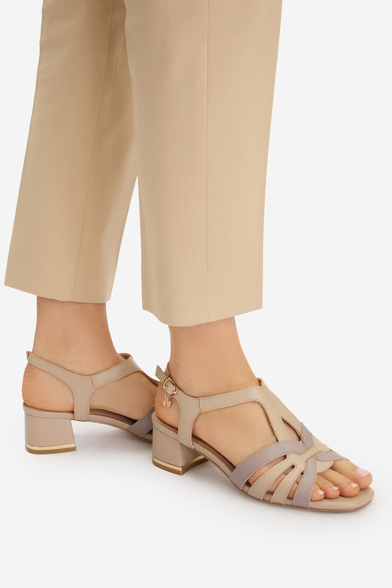 Sandály Béžová