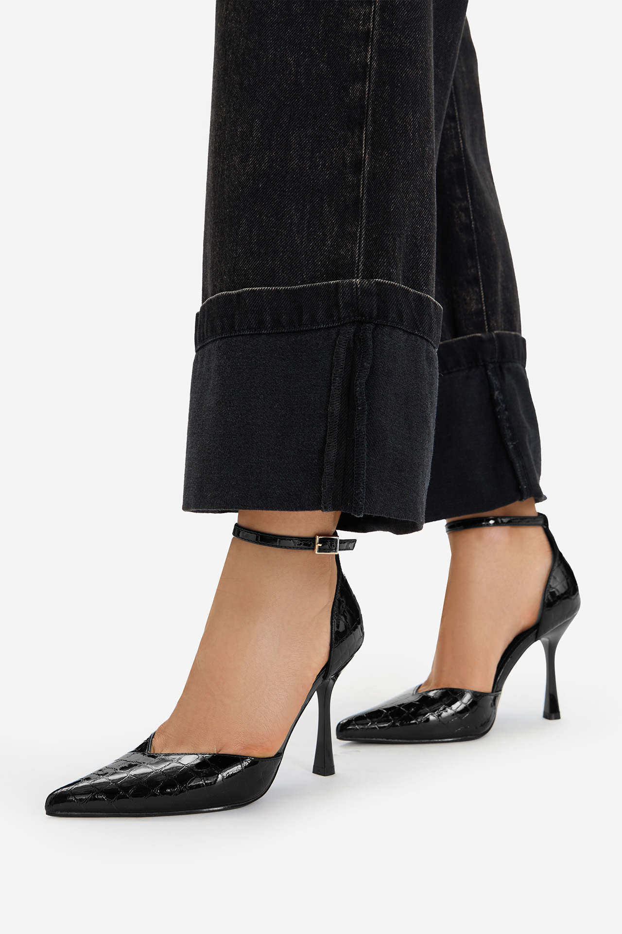 Lodičky na podpatku Černá