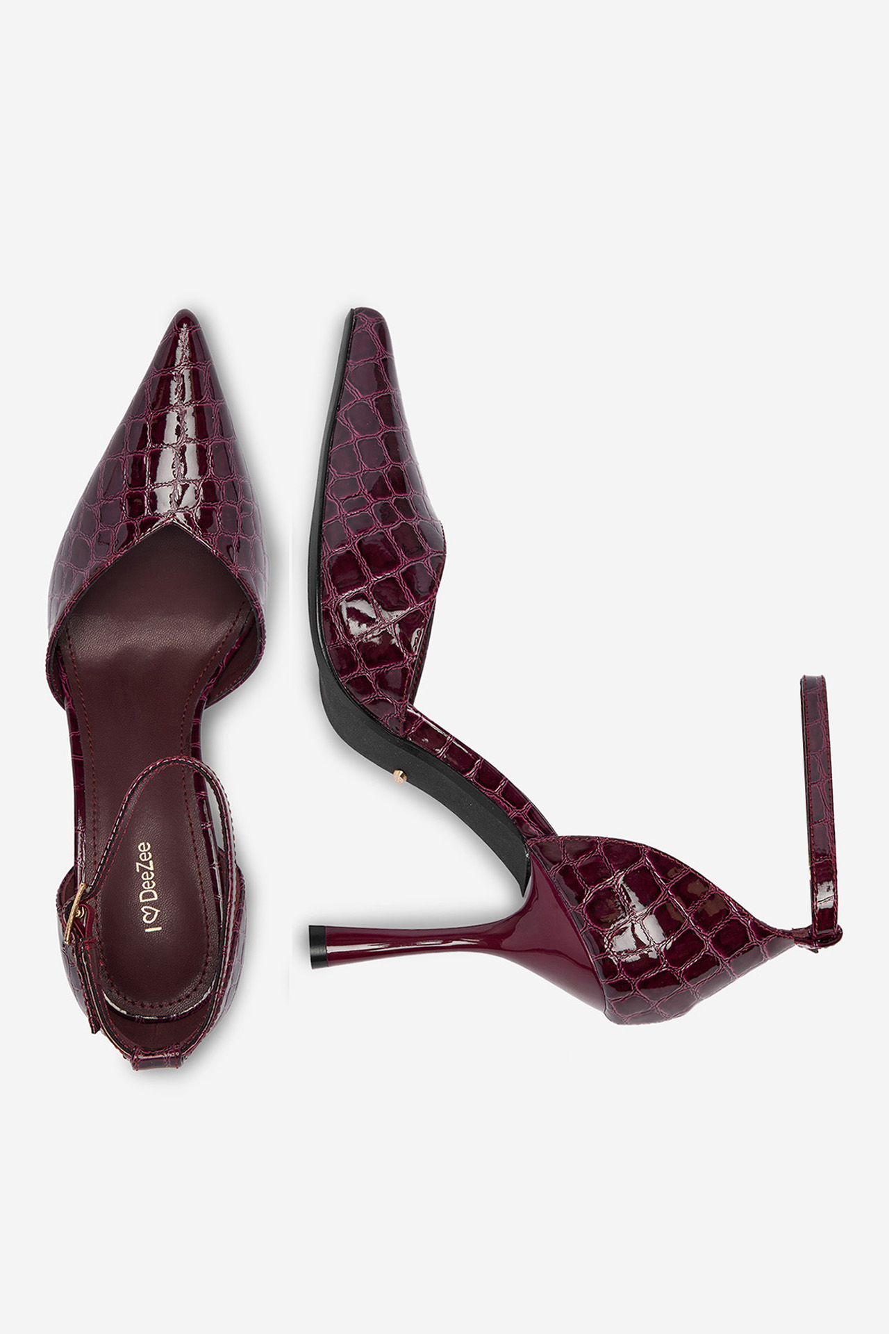 Lodičky na podpatku Vínový