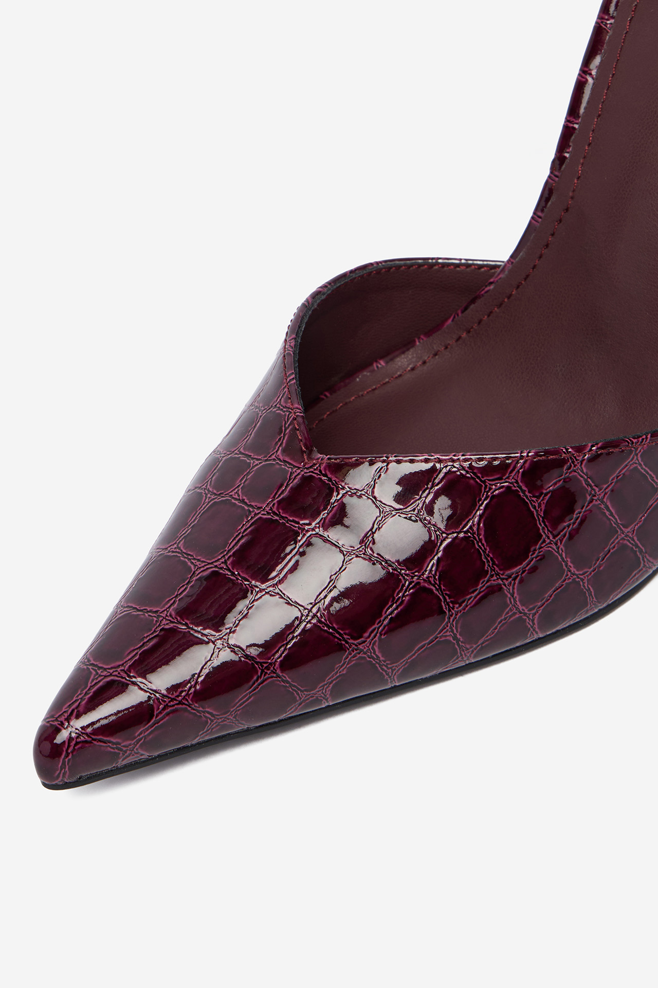 Lodičky na podpatku Vínový