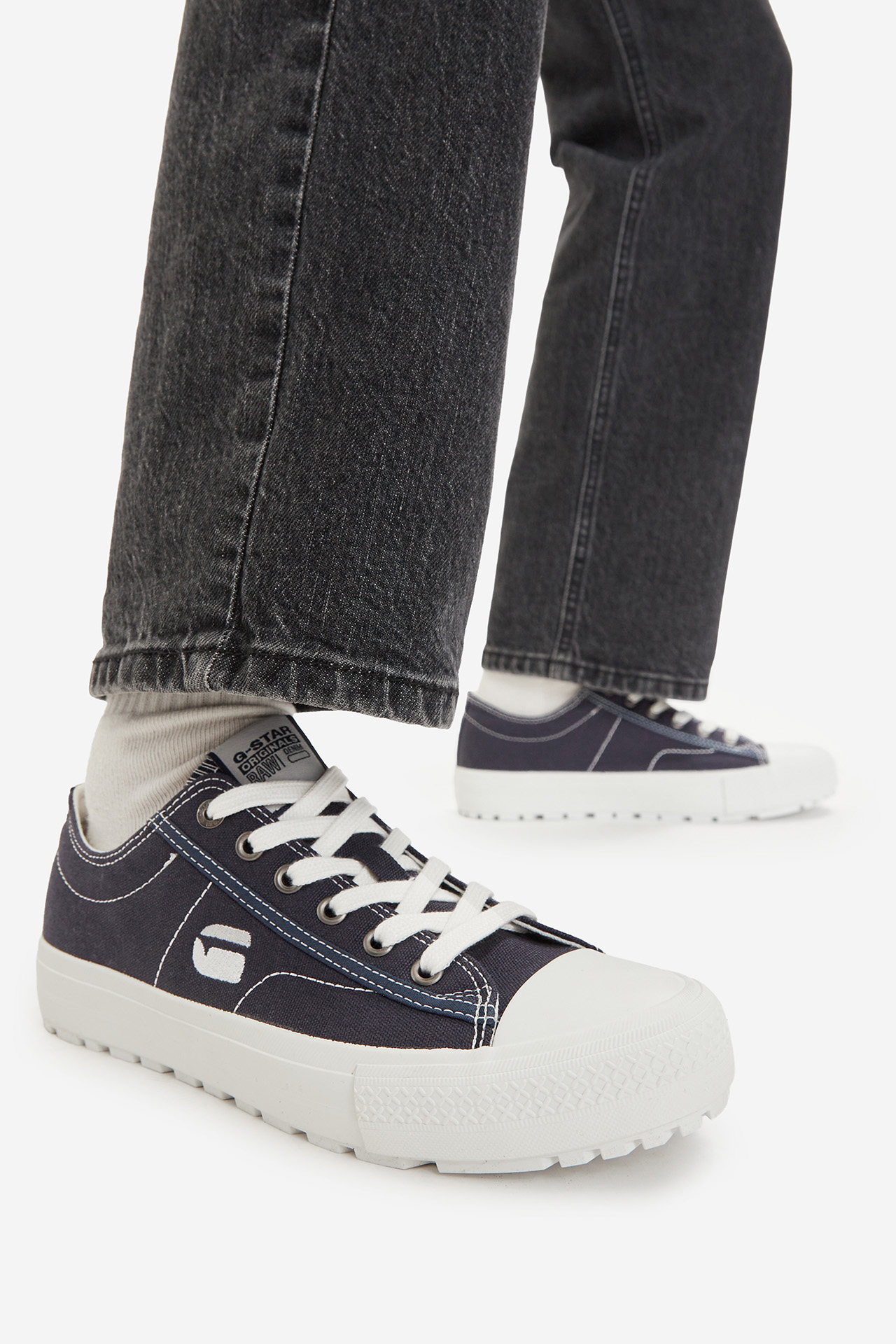 Platnene superge Mornarsko modra