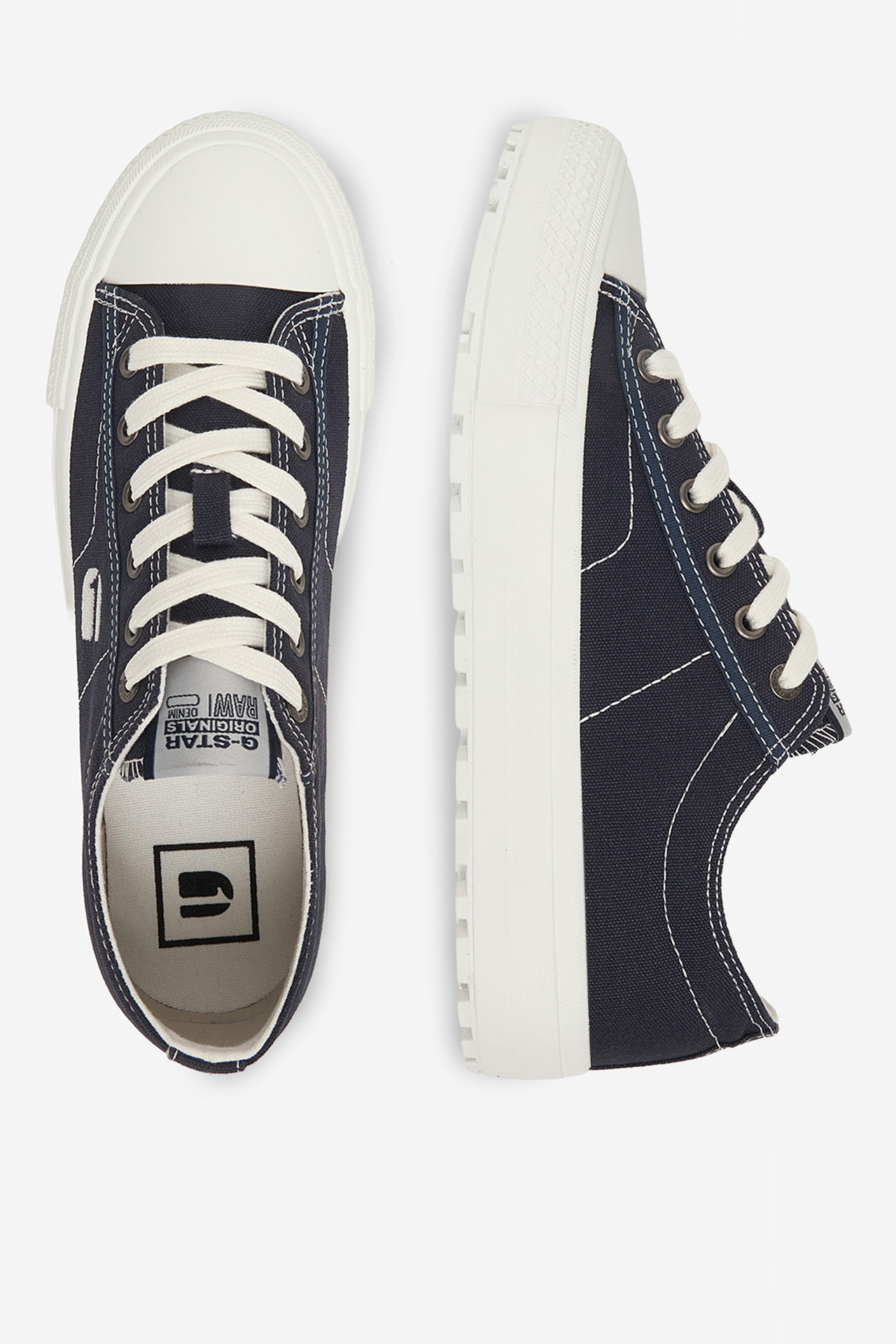 Platnene superge Mornarsko modra