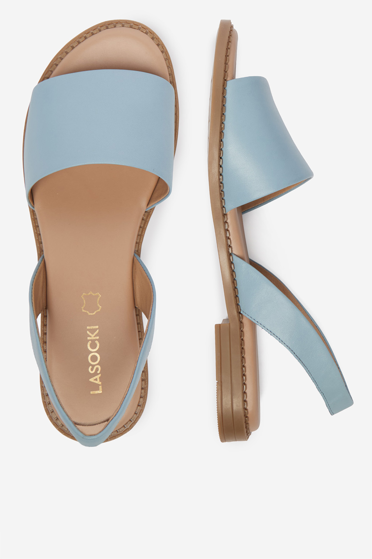 Sandály Světle modrá