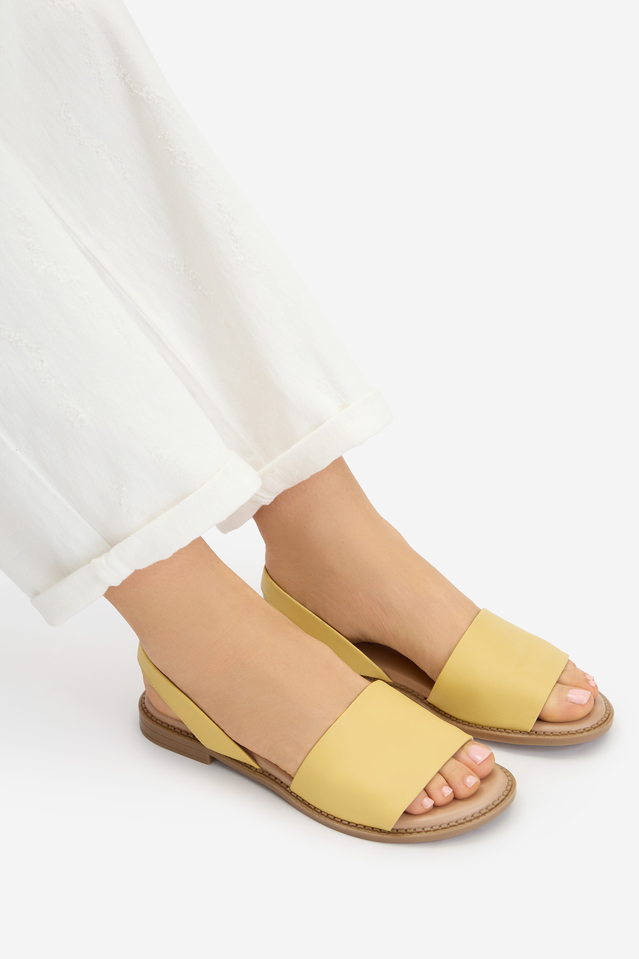 Sandály Žlutá