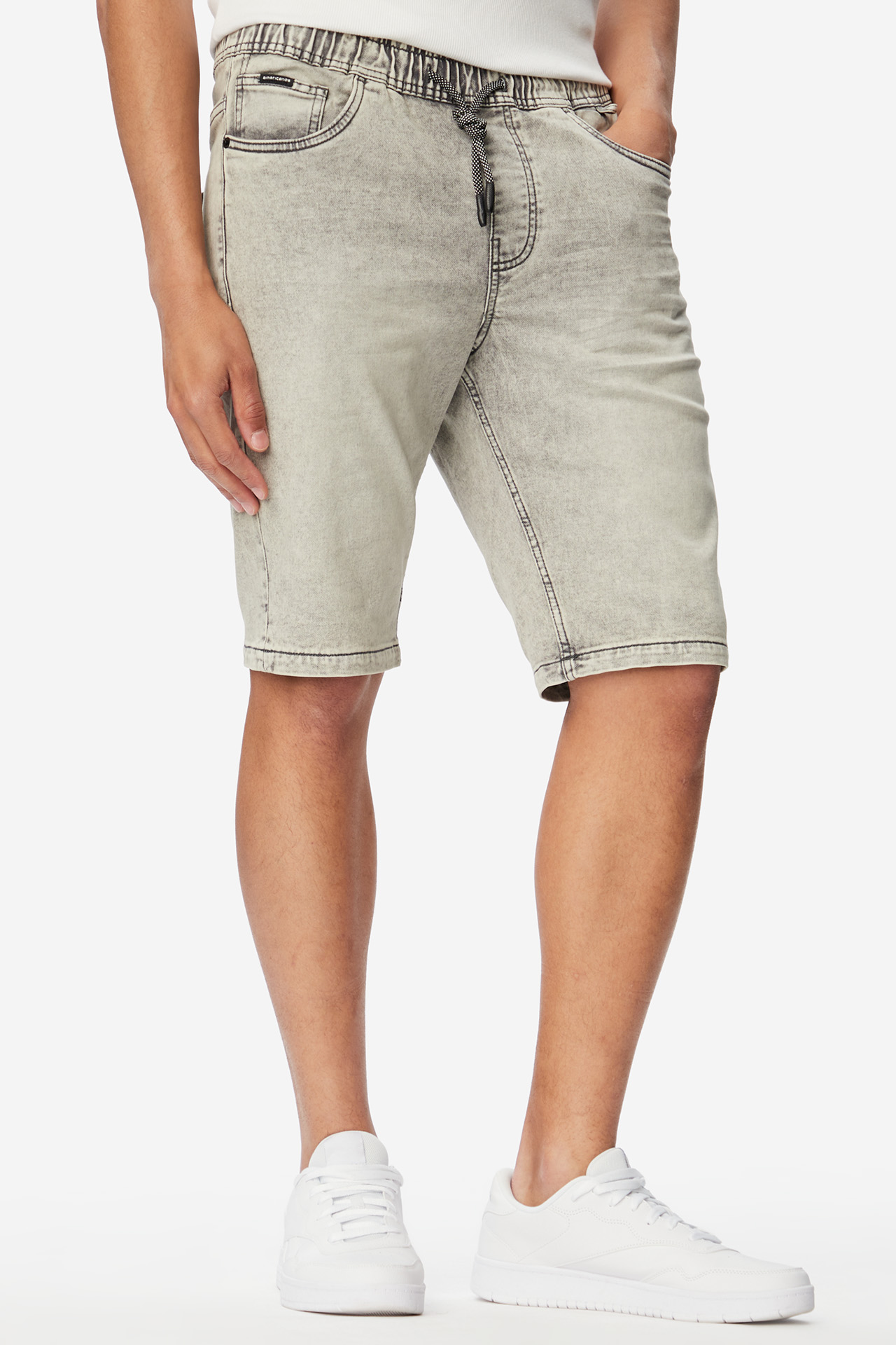 Spodenki jeansowe AMERICANOS W226-AMMSH-1015-40D Szary