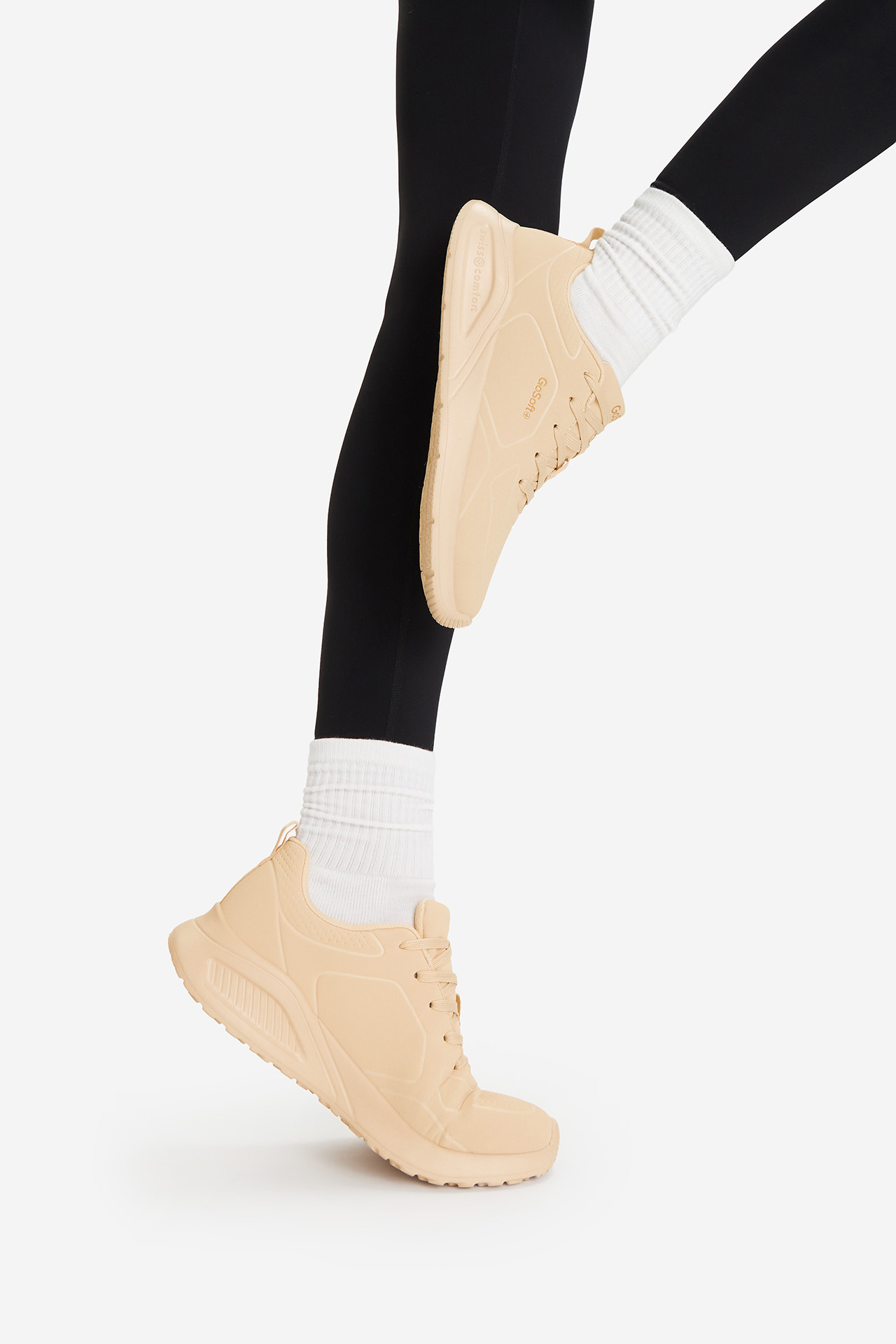 Sneakersy Světle béžová