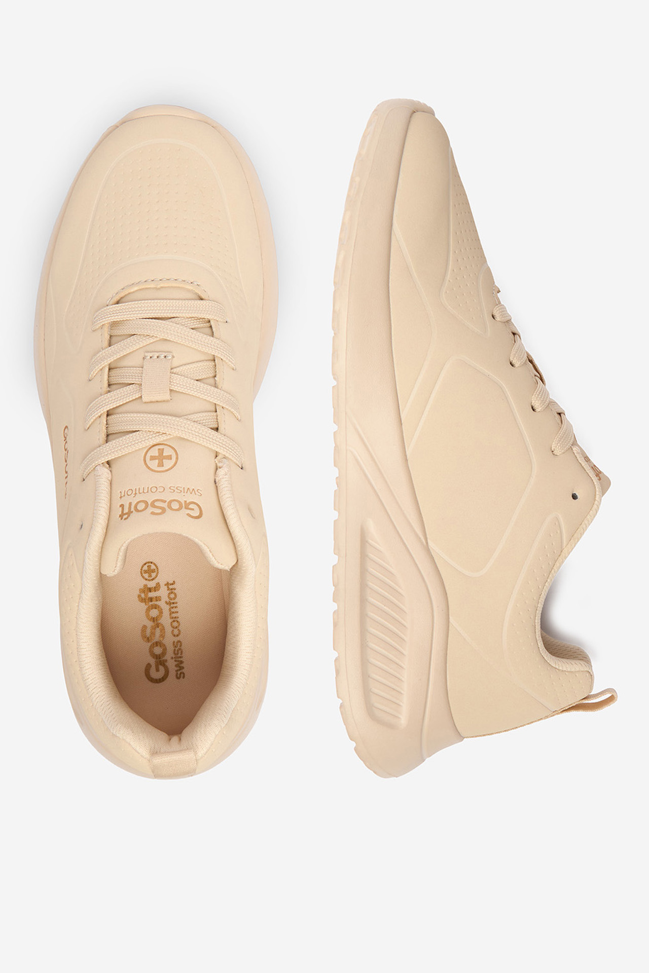 Sneakersy Světle béžová