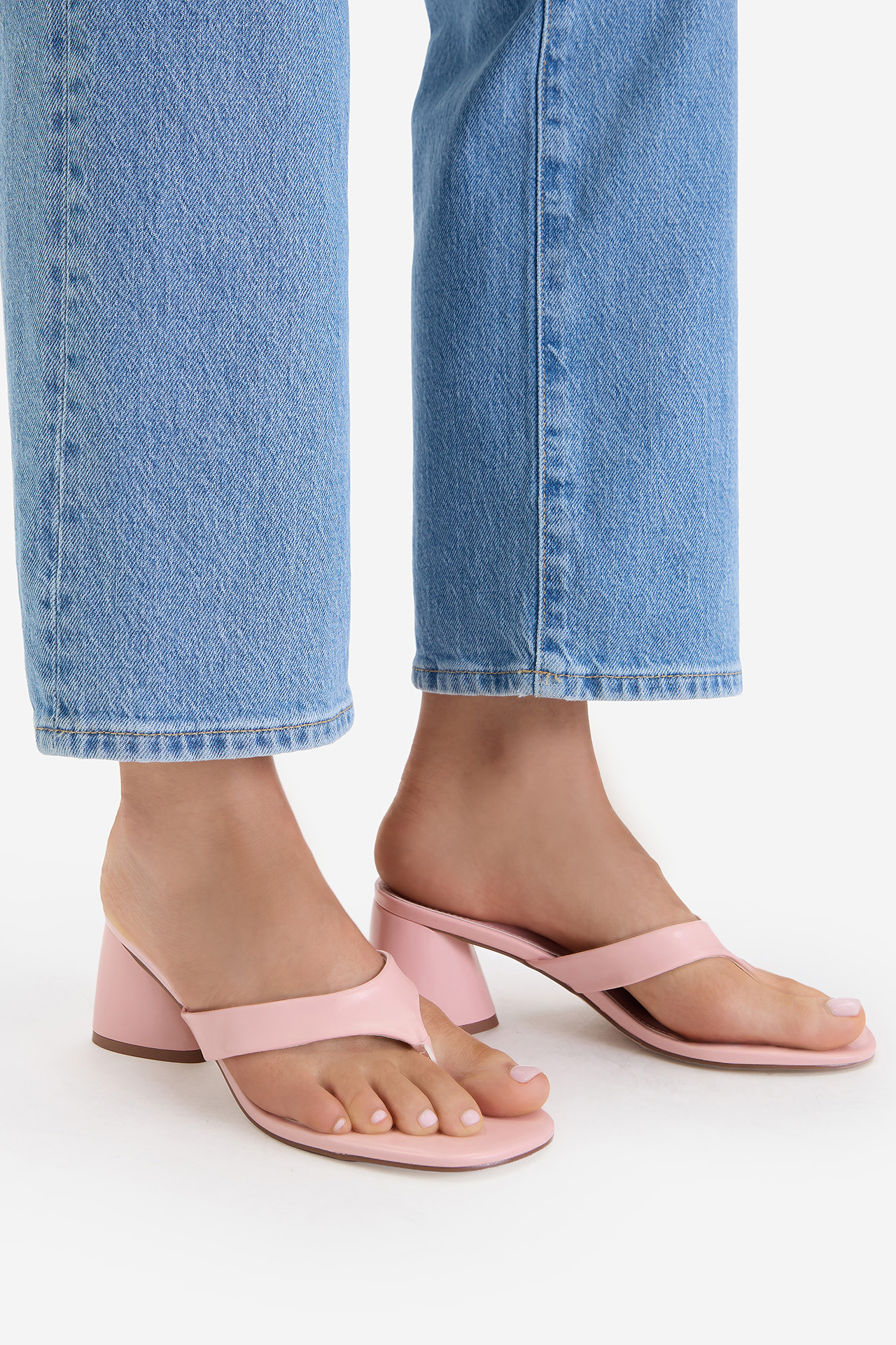 Žabky Světle růžová