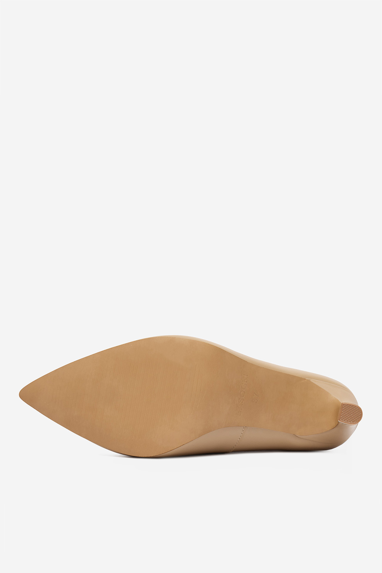 Lodičky na podpatku Tmavě béžová