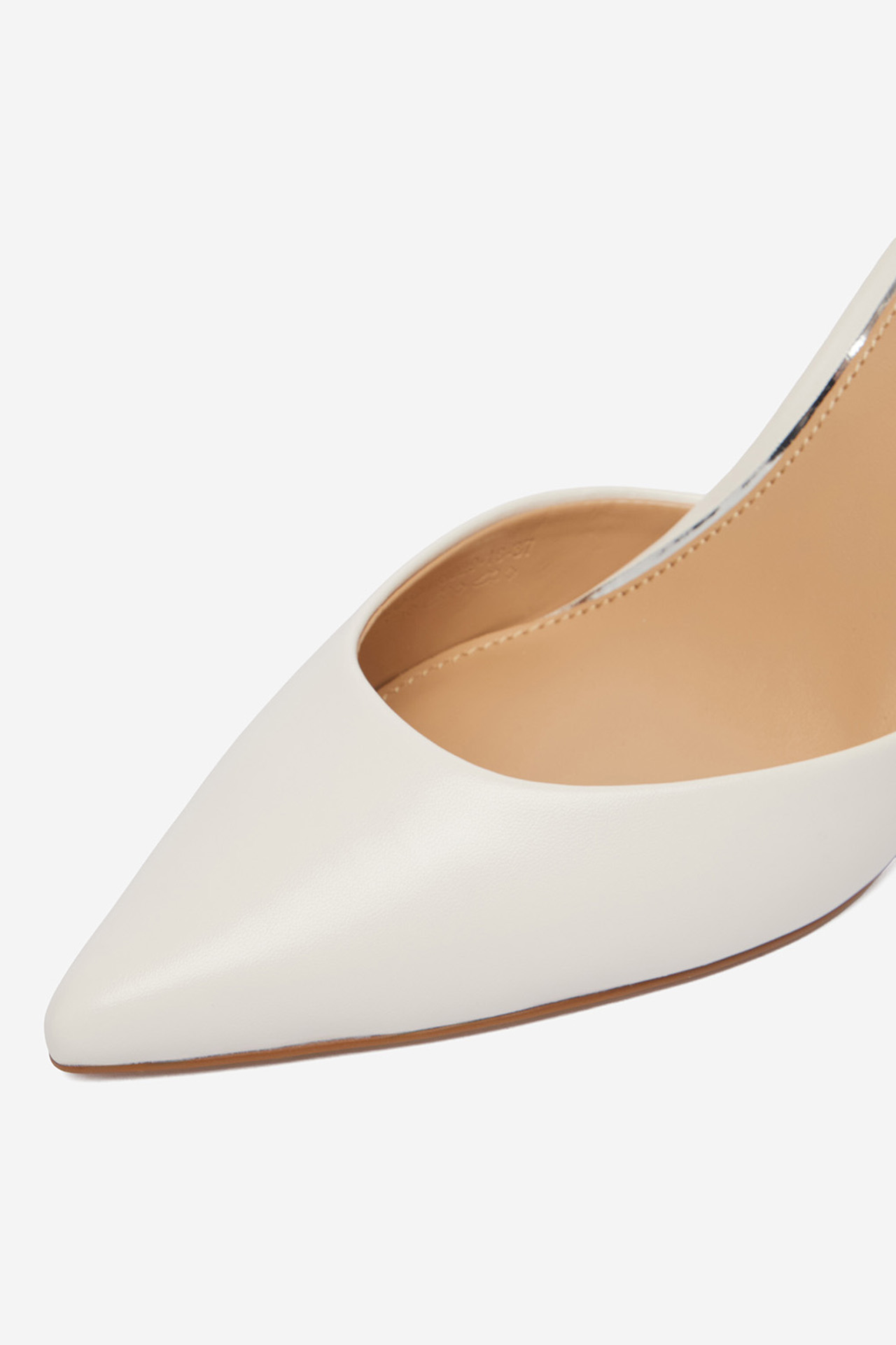 Lodičky na podpatku Bílá