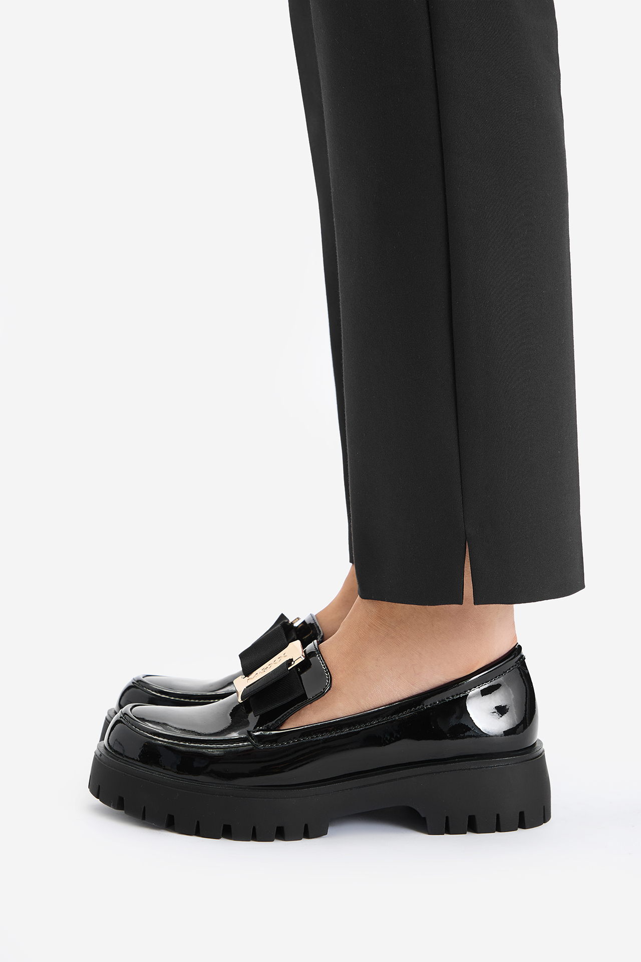 Loafersy Černá