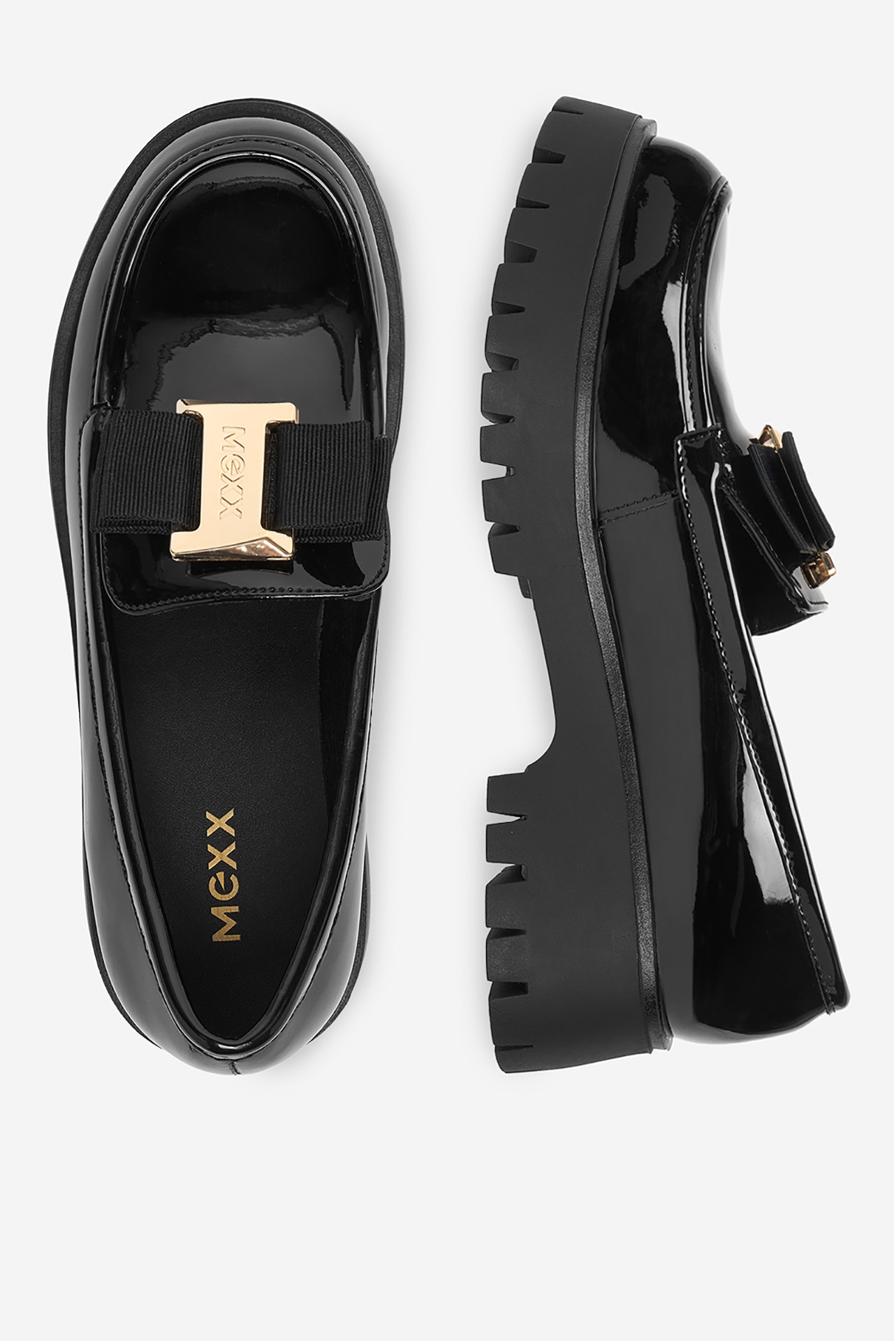 Loafersy Černá