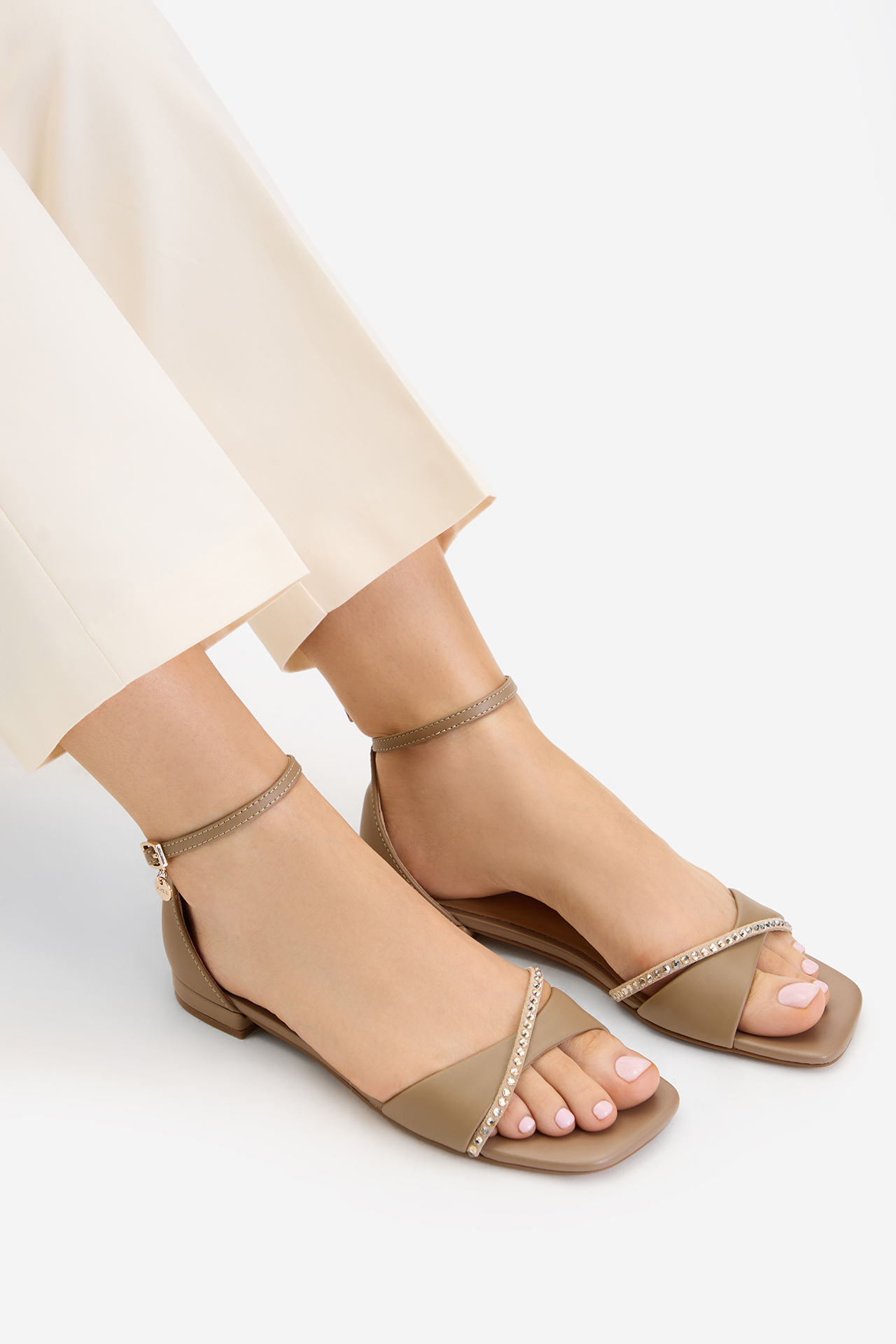 Sandály Béžová