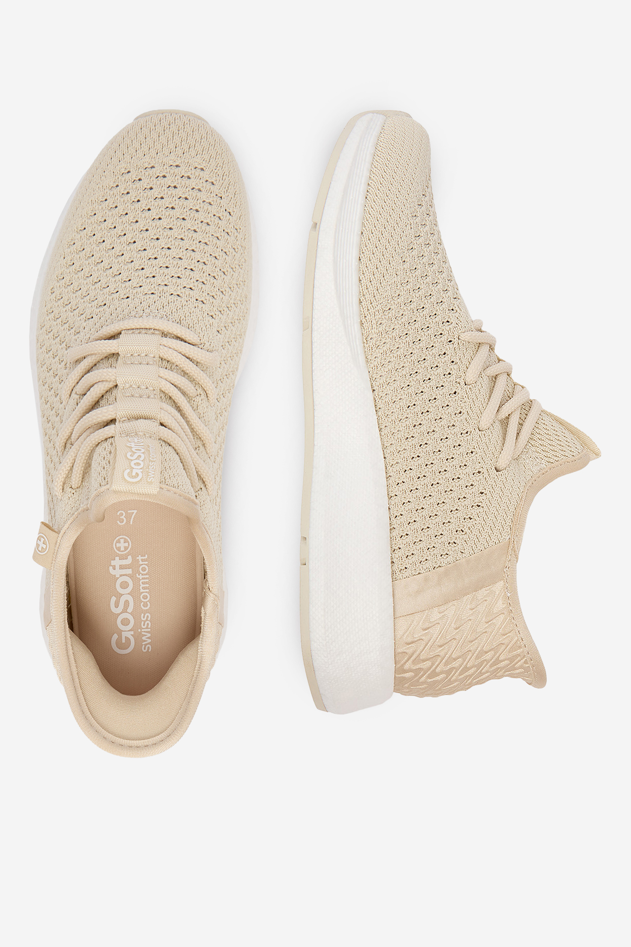 Sneakersy Světle béžová