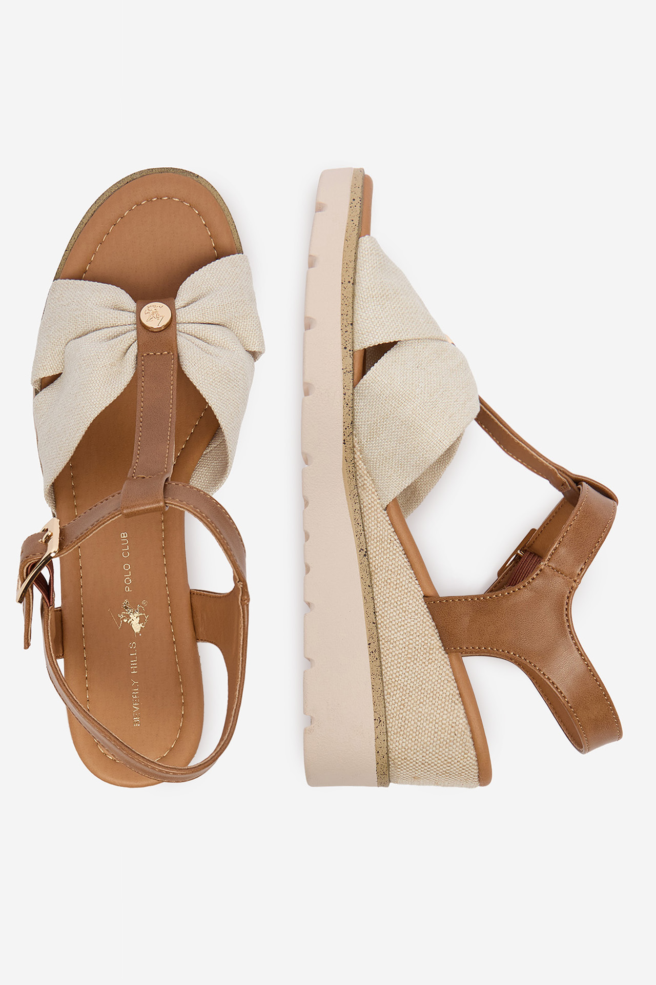 Sandály Světle béžová