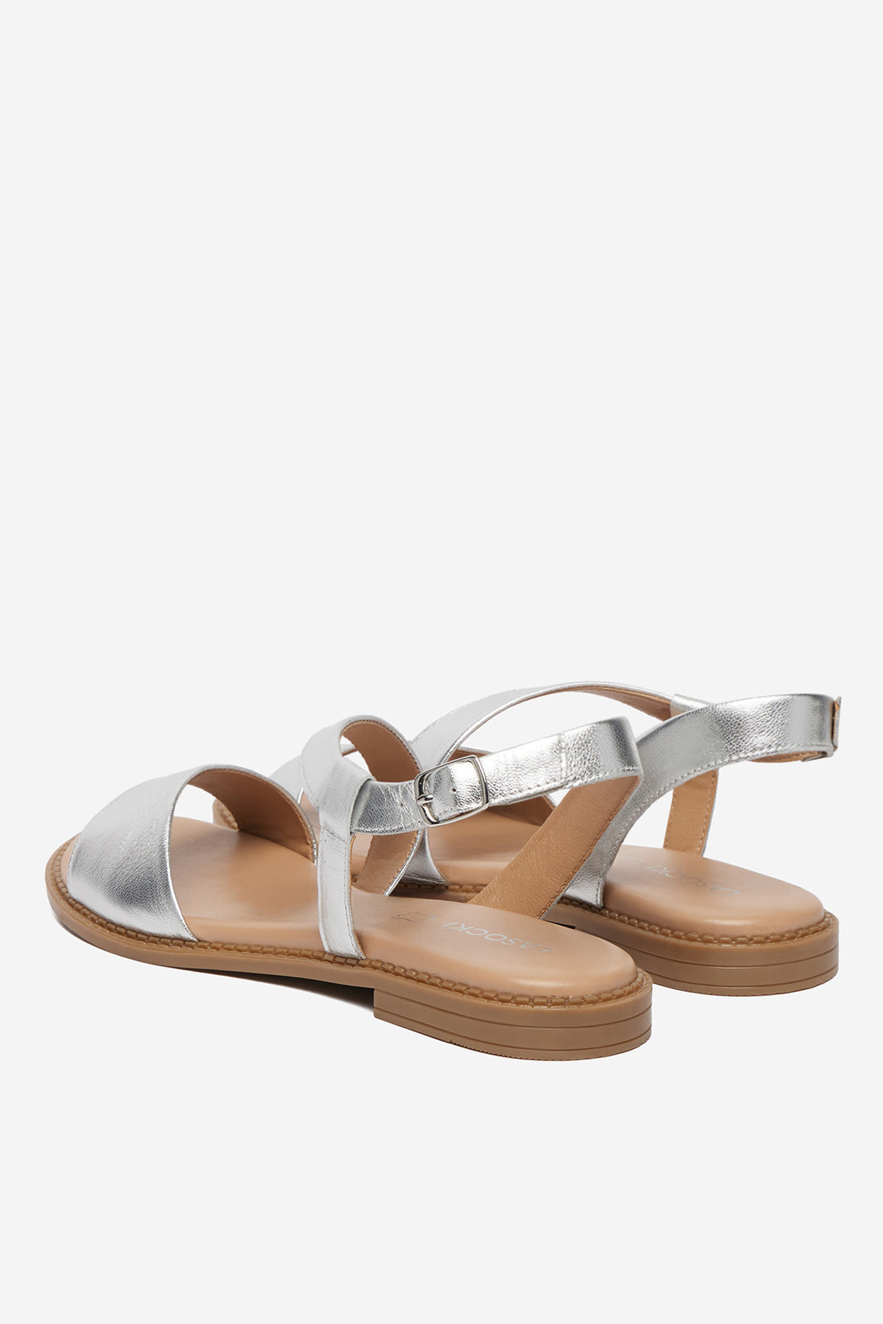 Sandály Stříbrná