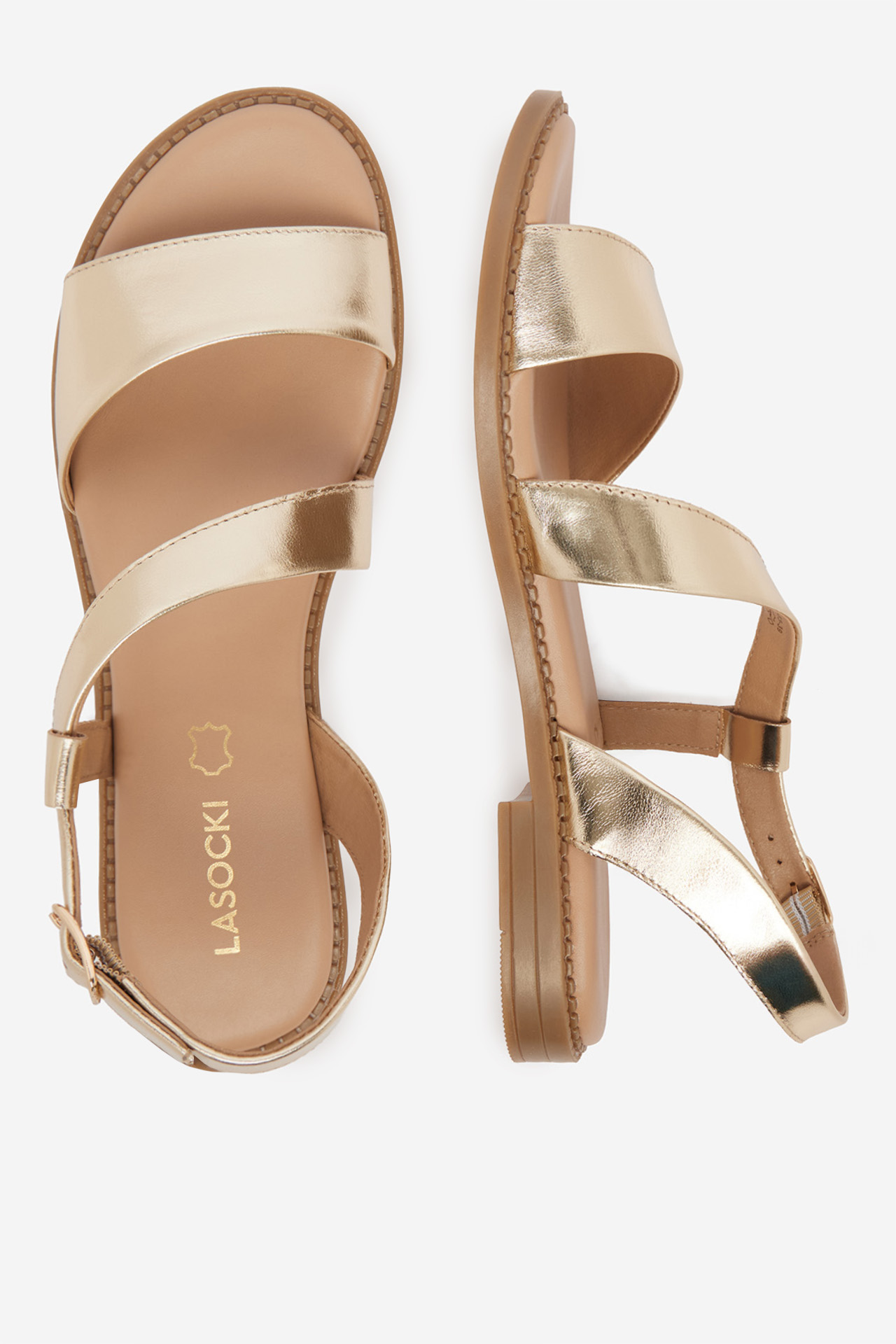Sandály Zlatá