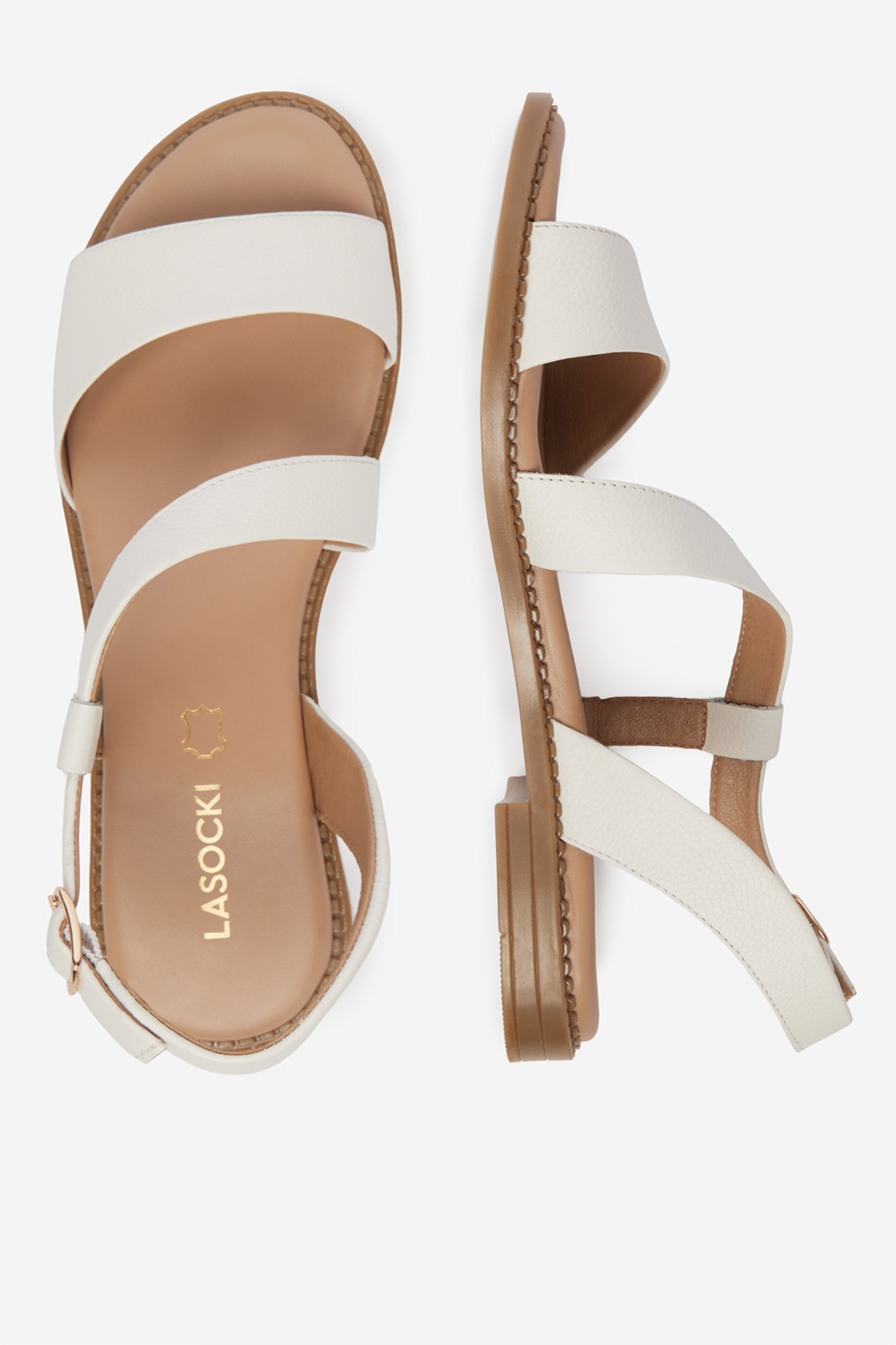 Sandály Bílá