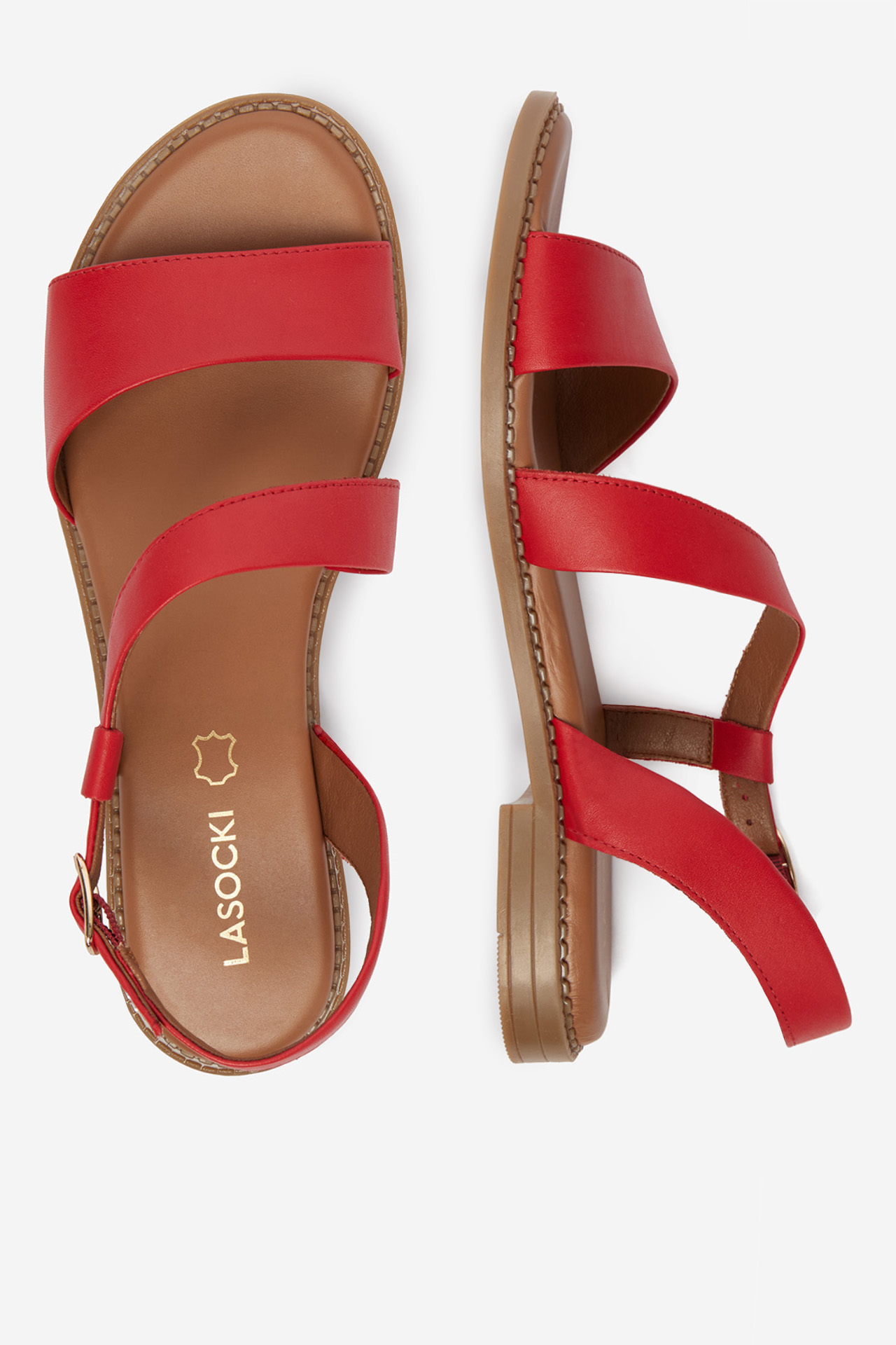 Sandály Červená