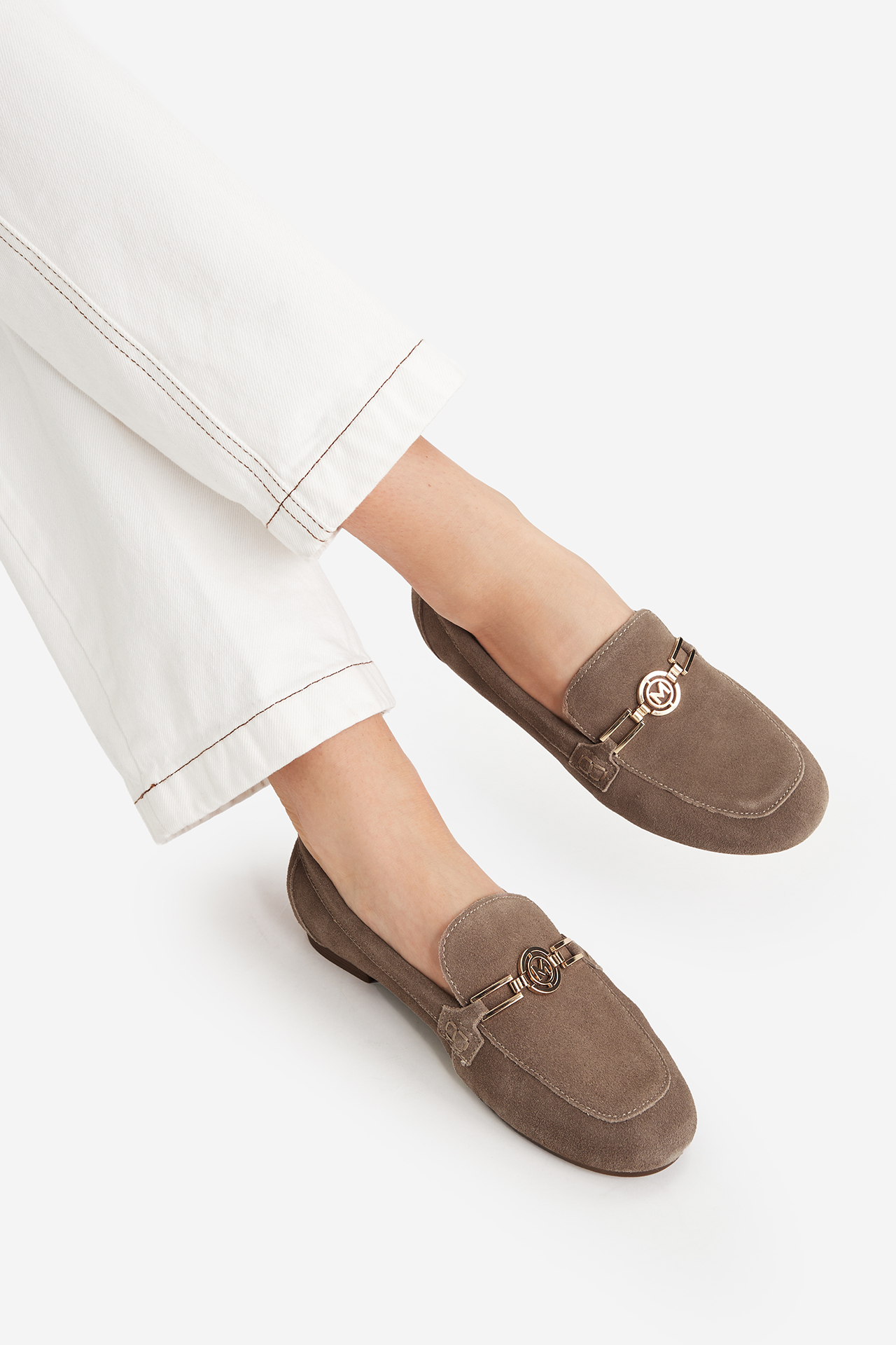 Loafersy Světle hnědá