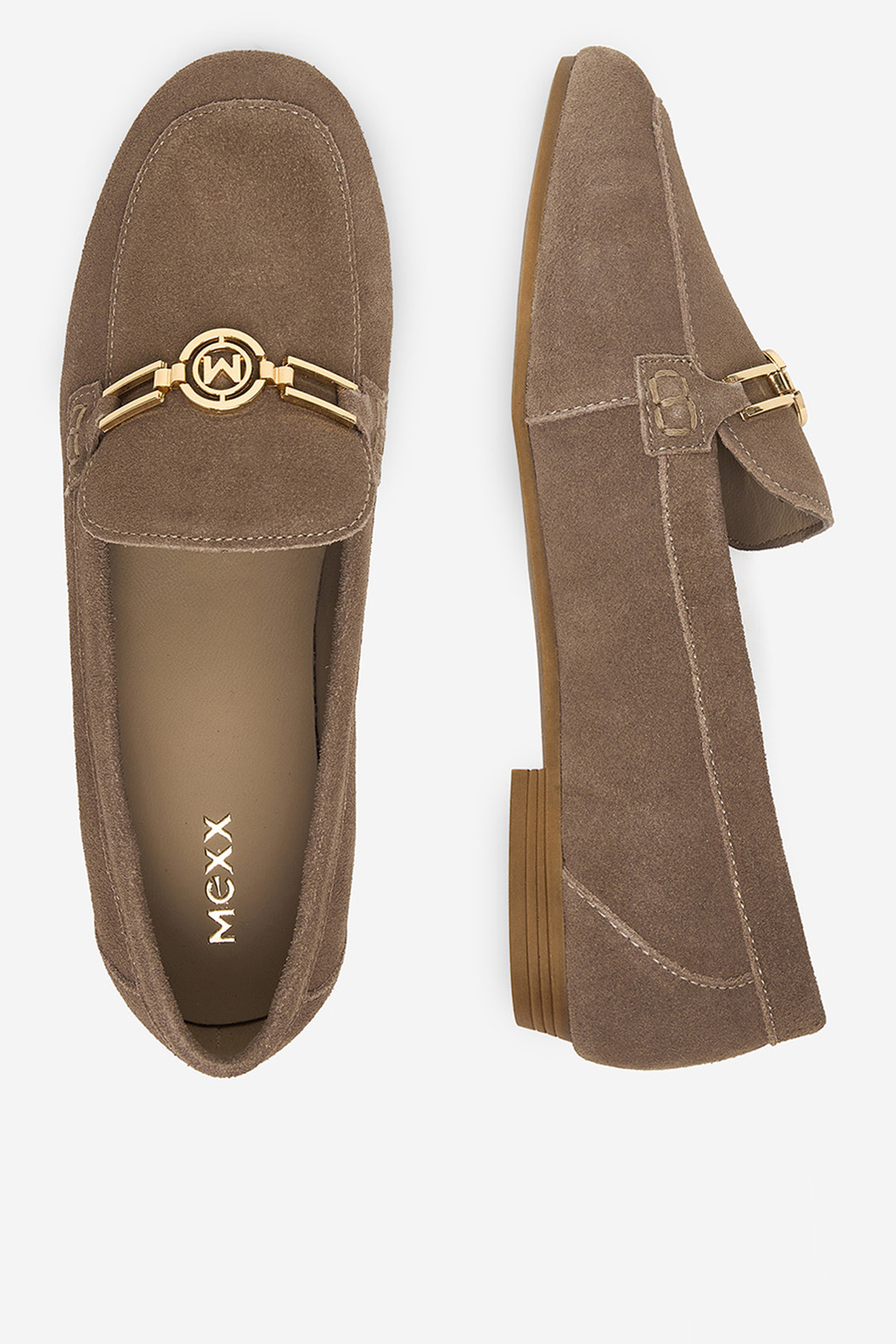 Loafersy Světle hnědá