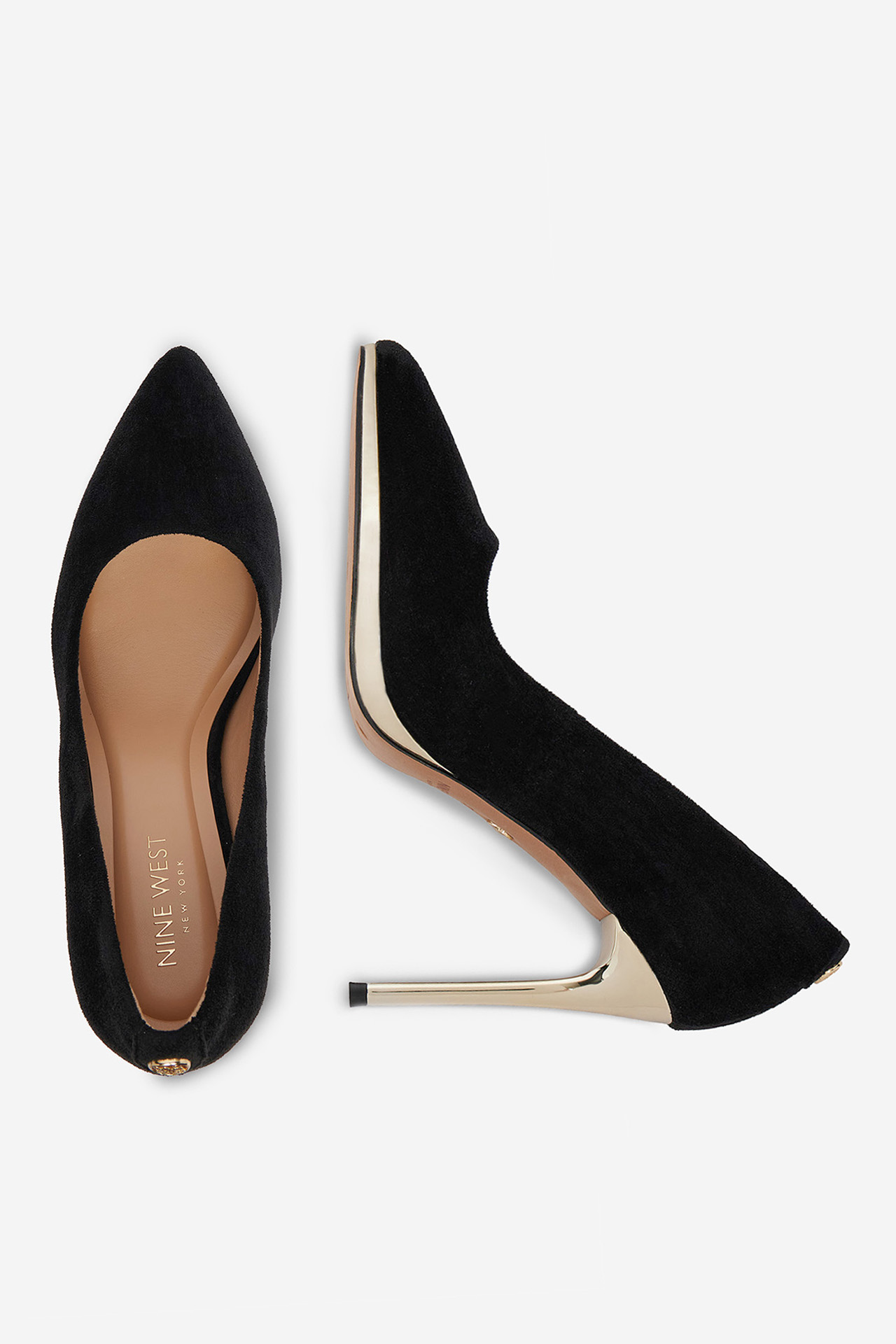 Čevlji z visoko peto Črna