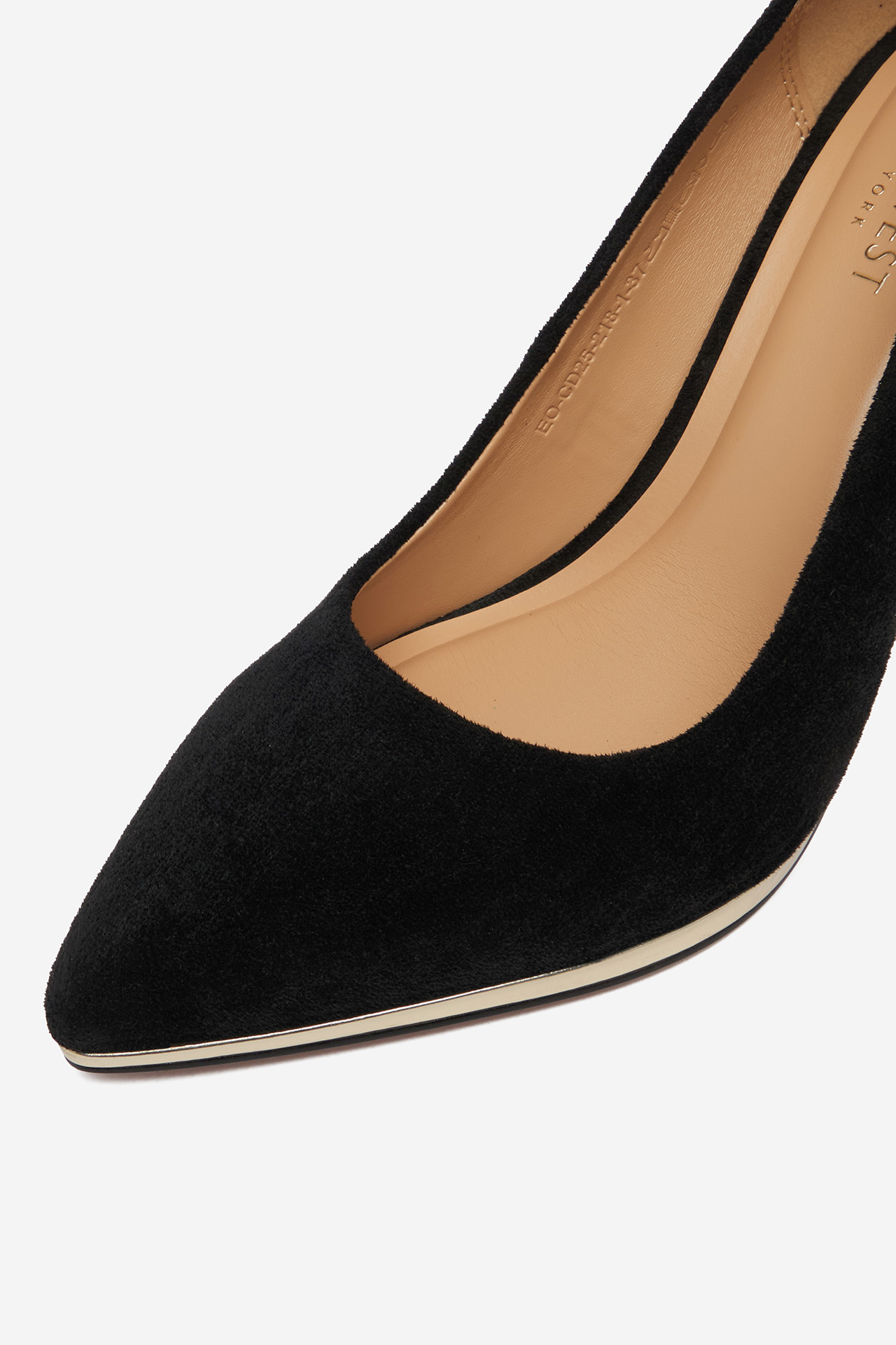 Čevlji z visoko peto Črna