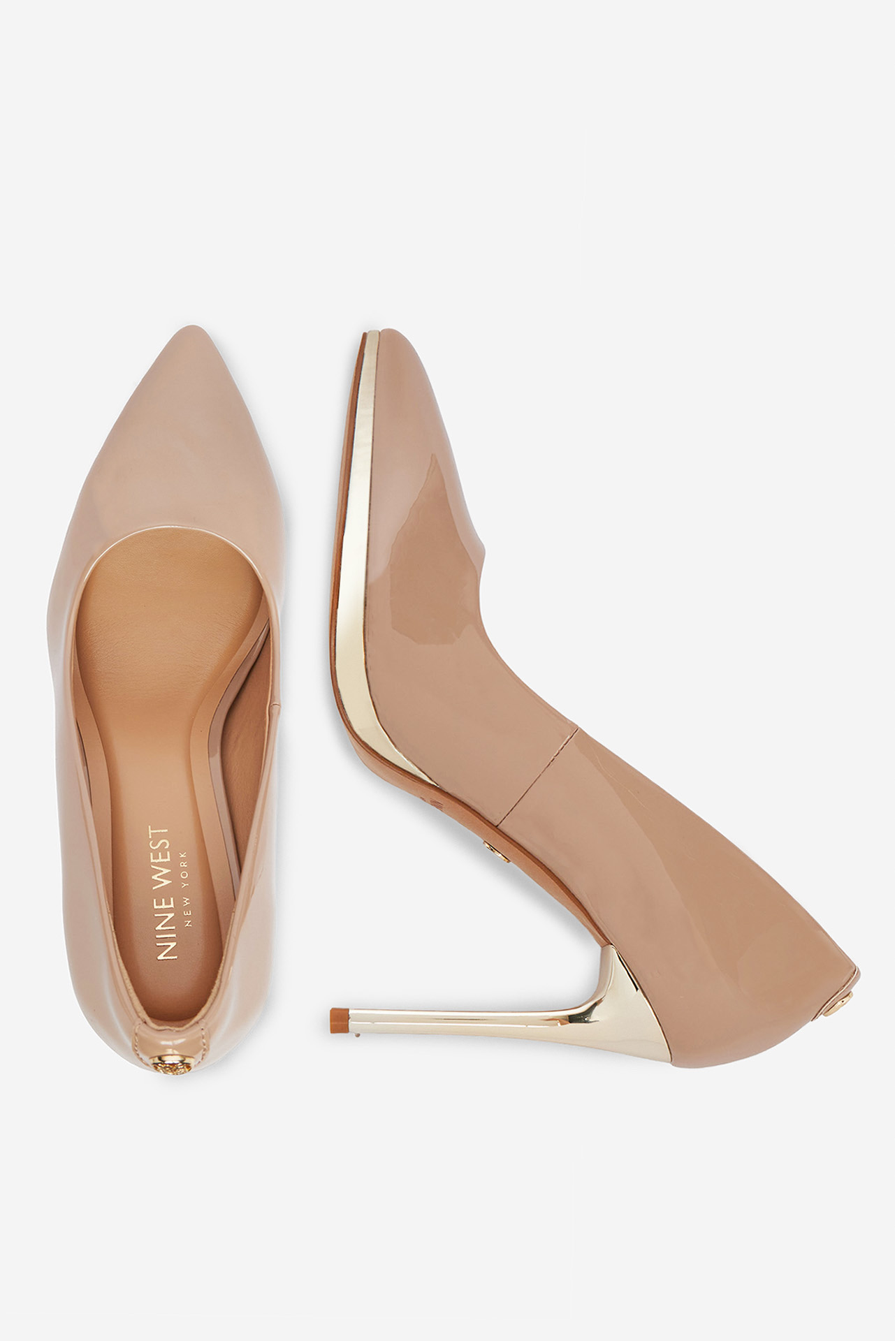 Čevlji z visoko peto Bež